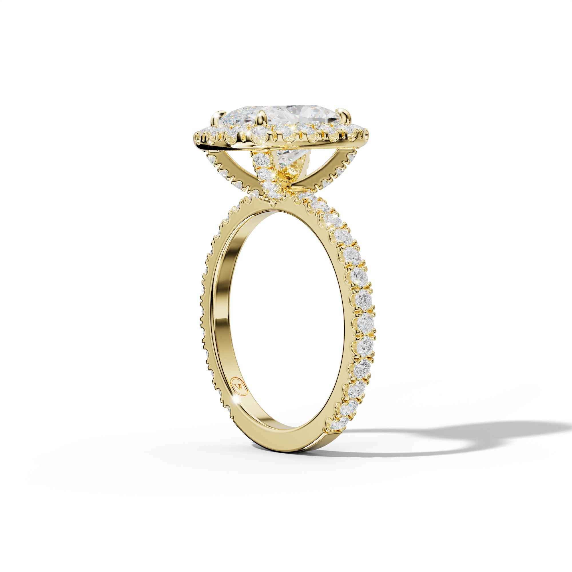 Sadie Elongated Cushion Cut Engagement Ring