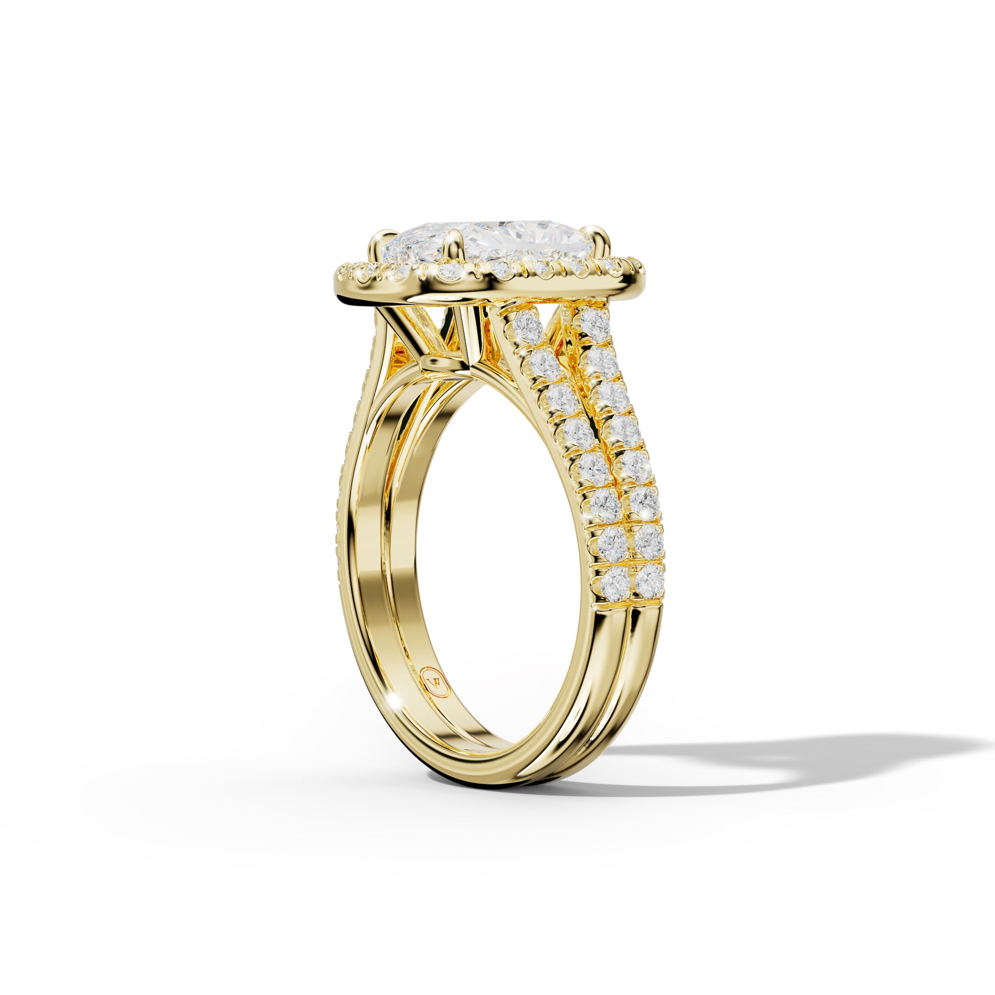 Hailey Elongated Cushion Cut Engagement Ring