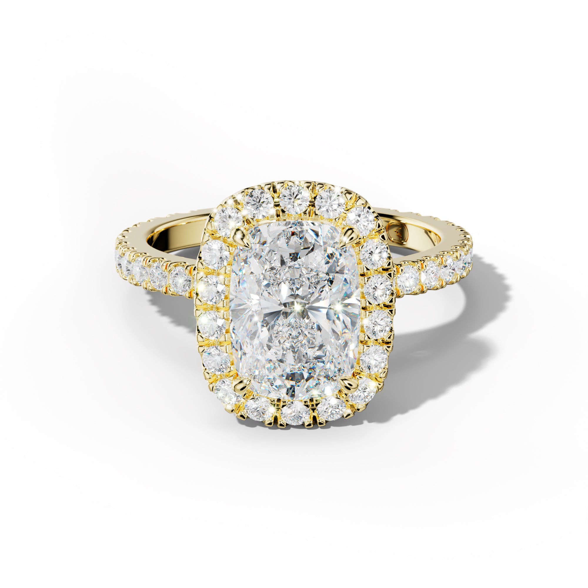 Sadie Elongated Cushion Cut Engagement Ring