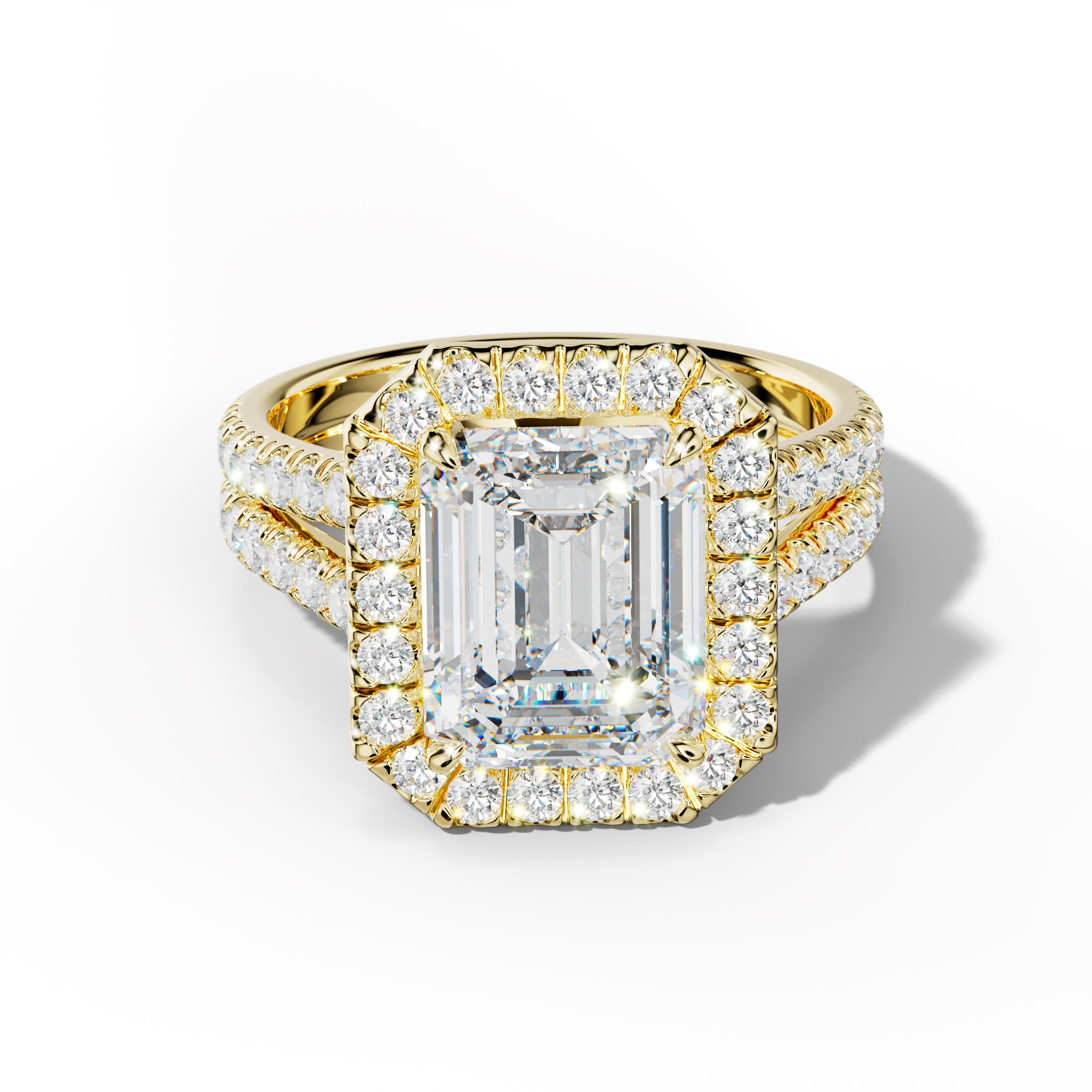 Hailey Emerald Cut  Engagement Ring