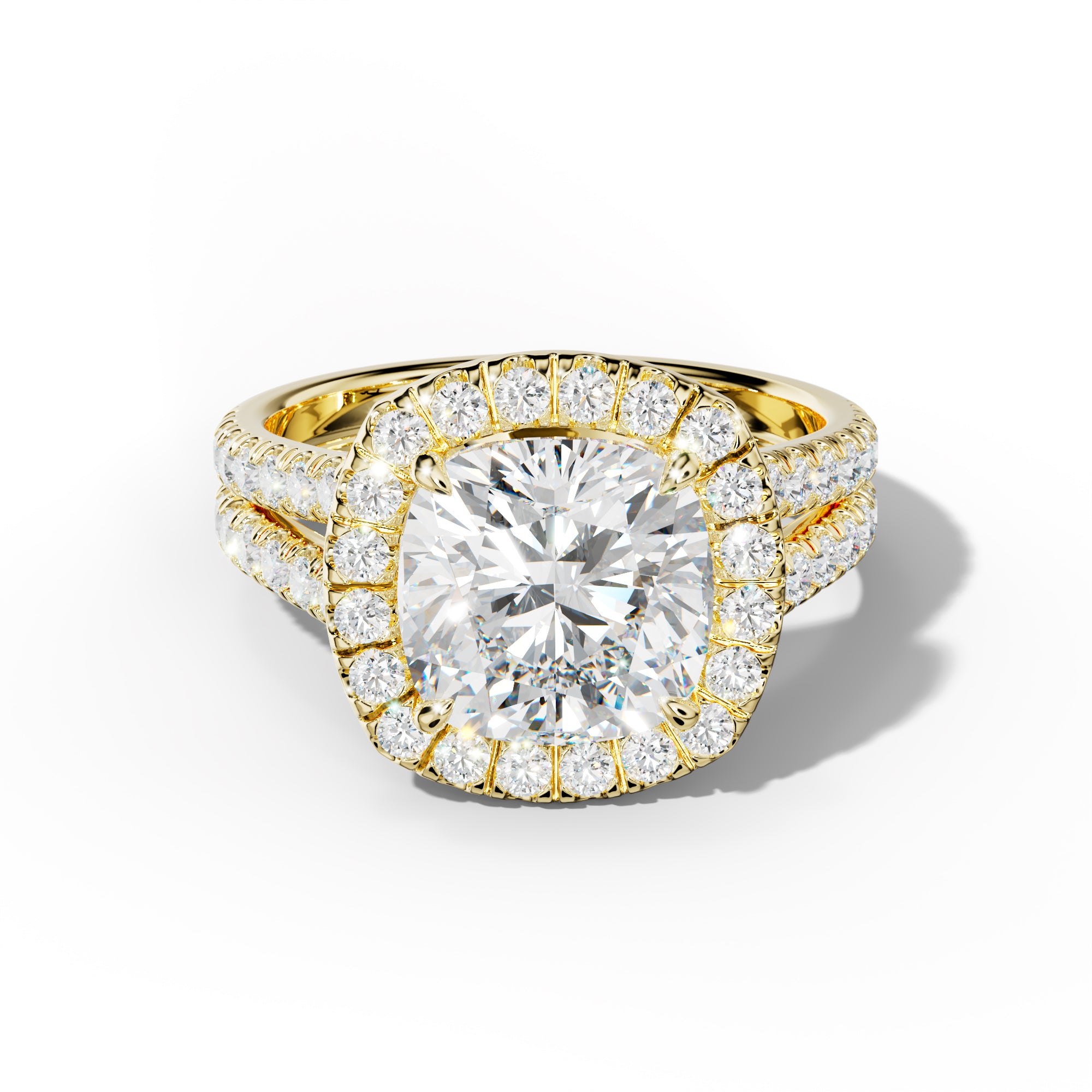Hailey Cushion Cut  Engagement Ring