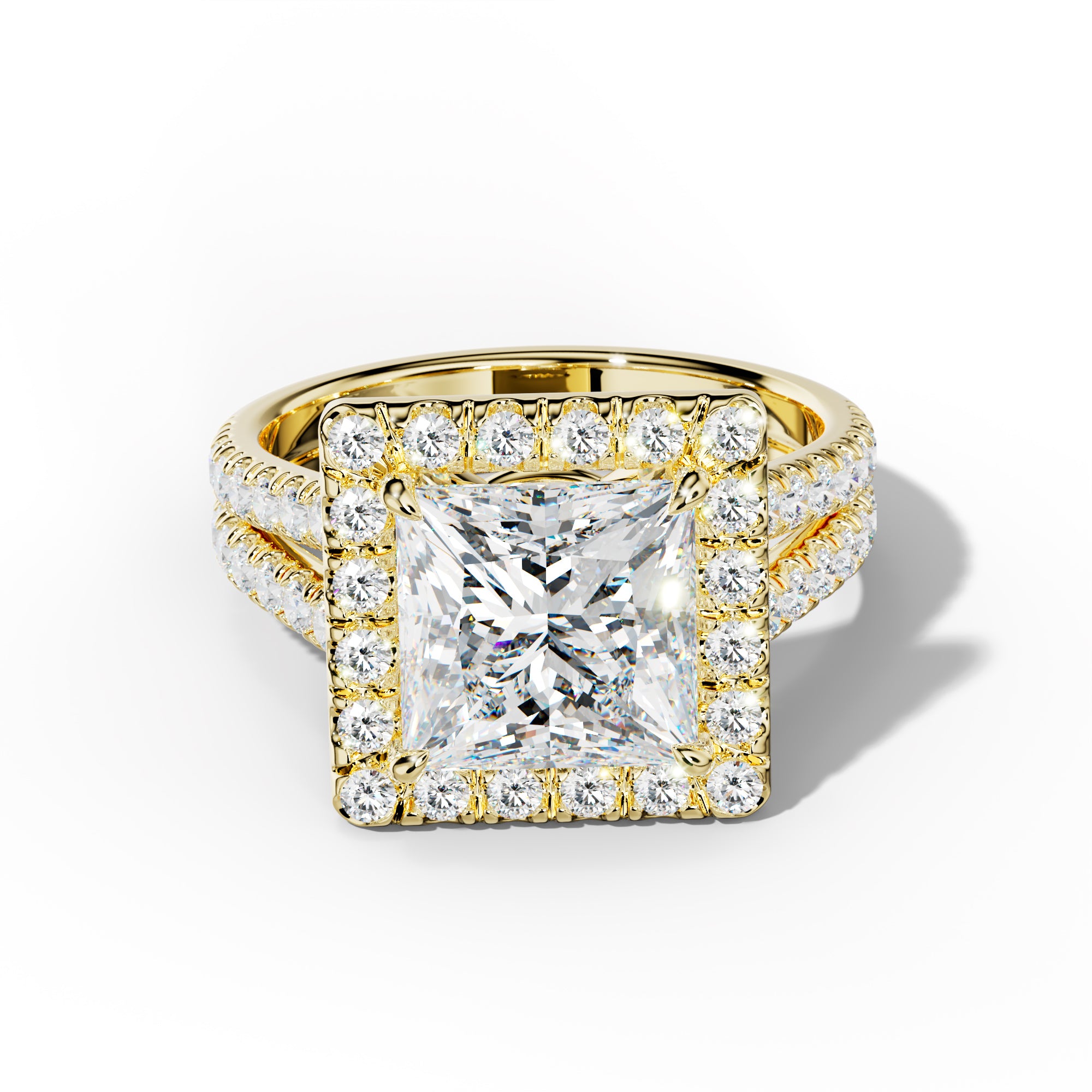 Hailey Princess Cut Engagement Ring