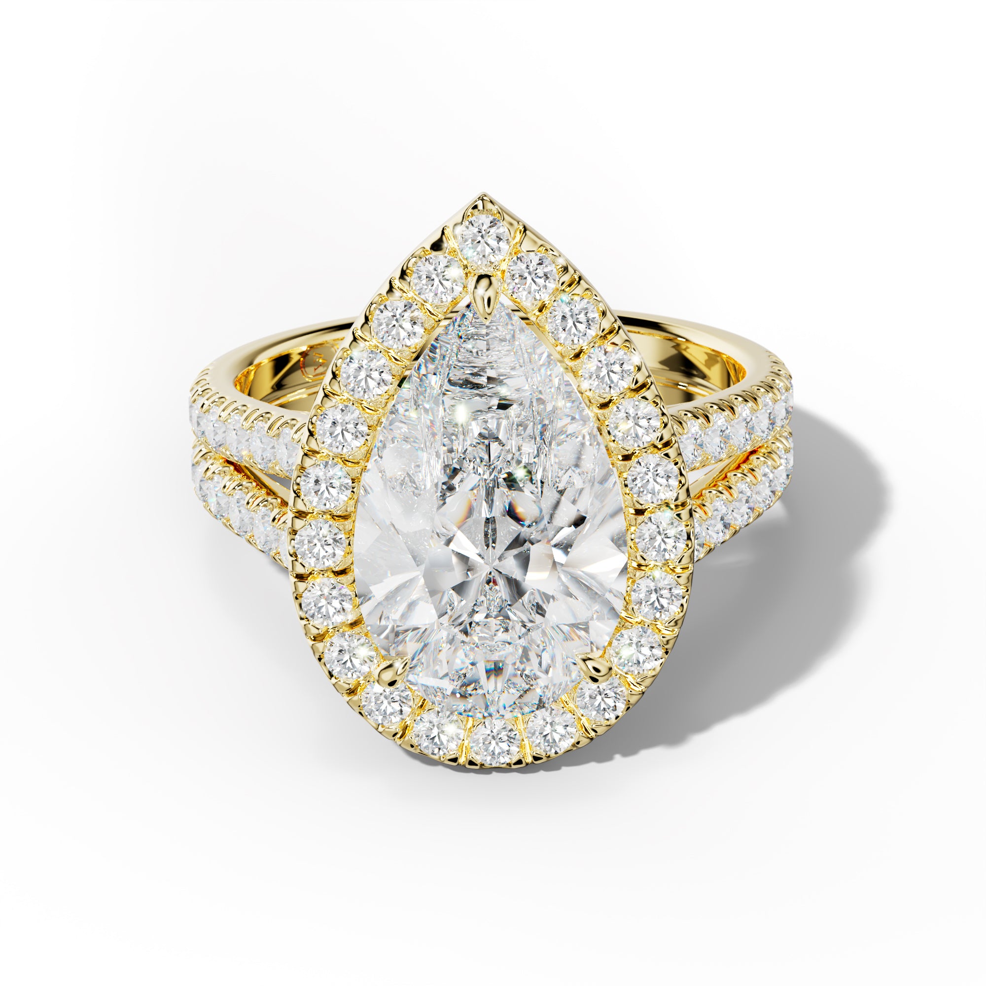 Hailey Pear Shape Engagement Ring