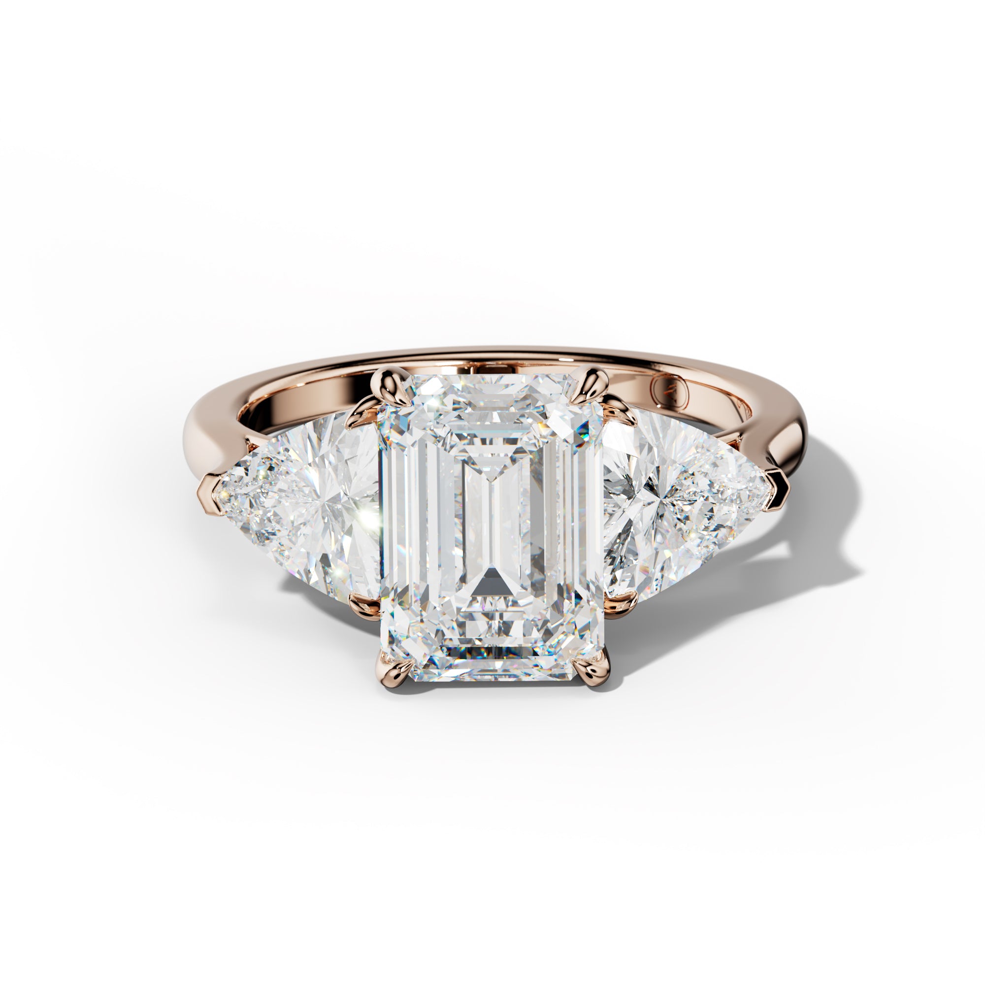 Ivy Emerald Cut Engagement Ring
