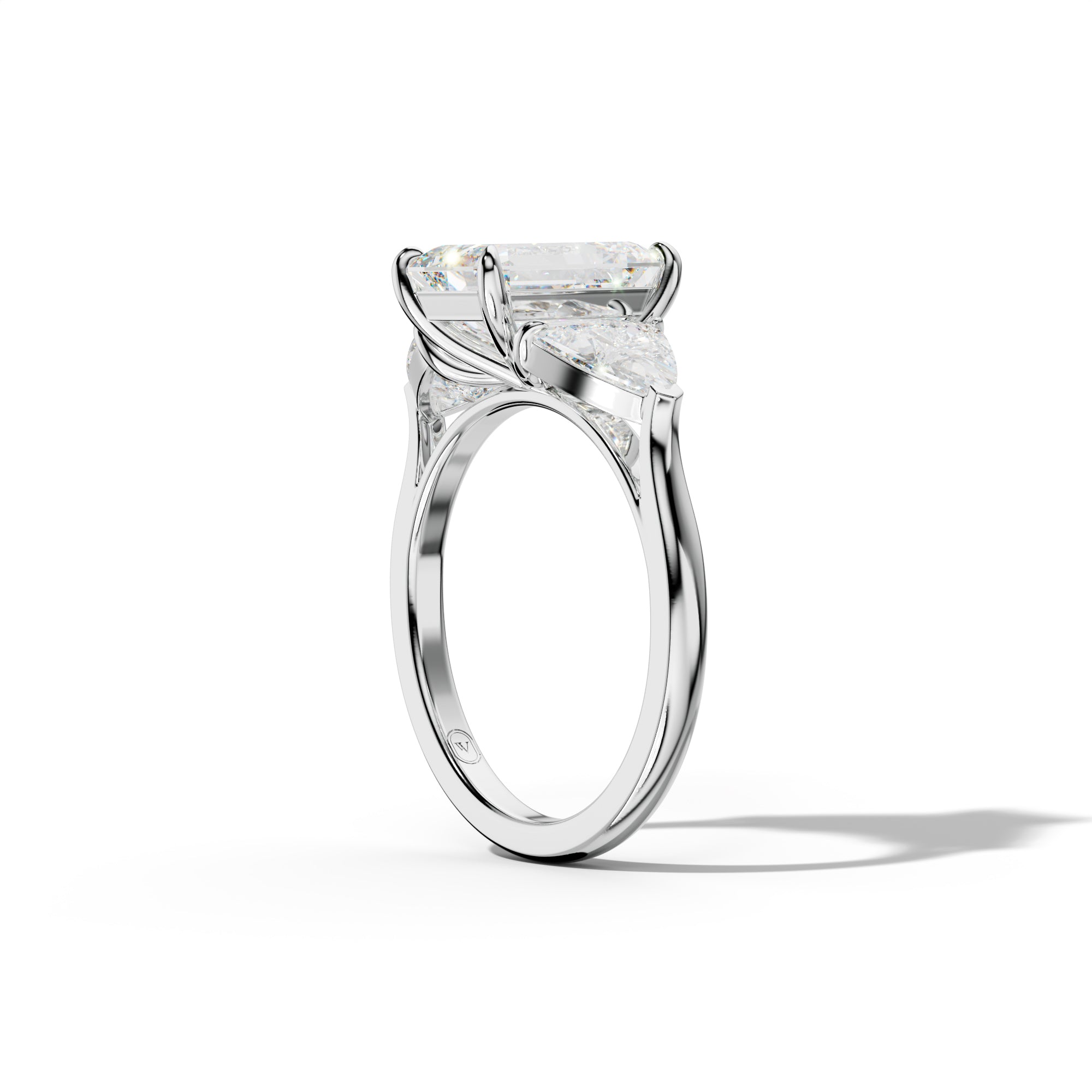 Ivy Emerald Cut Engagement Ring