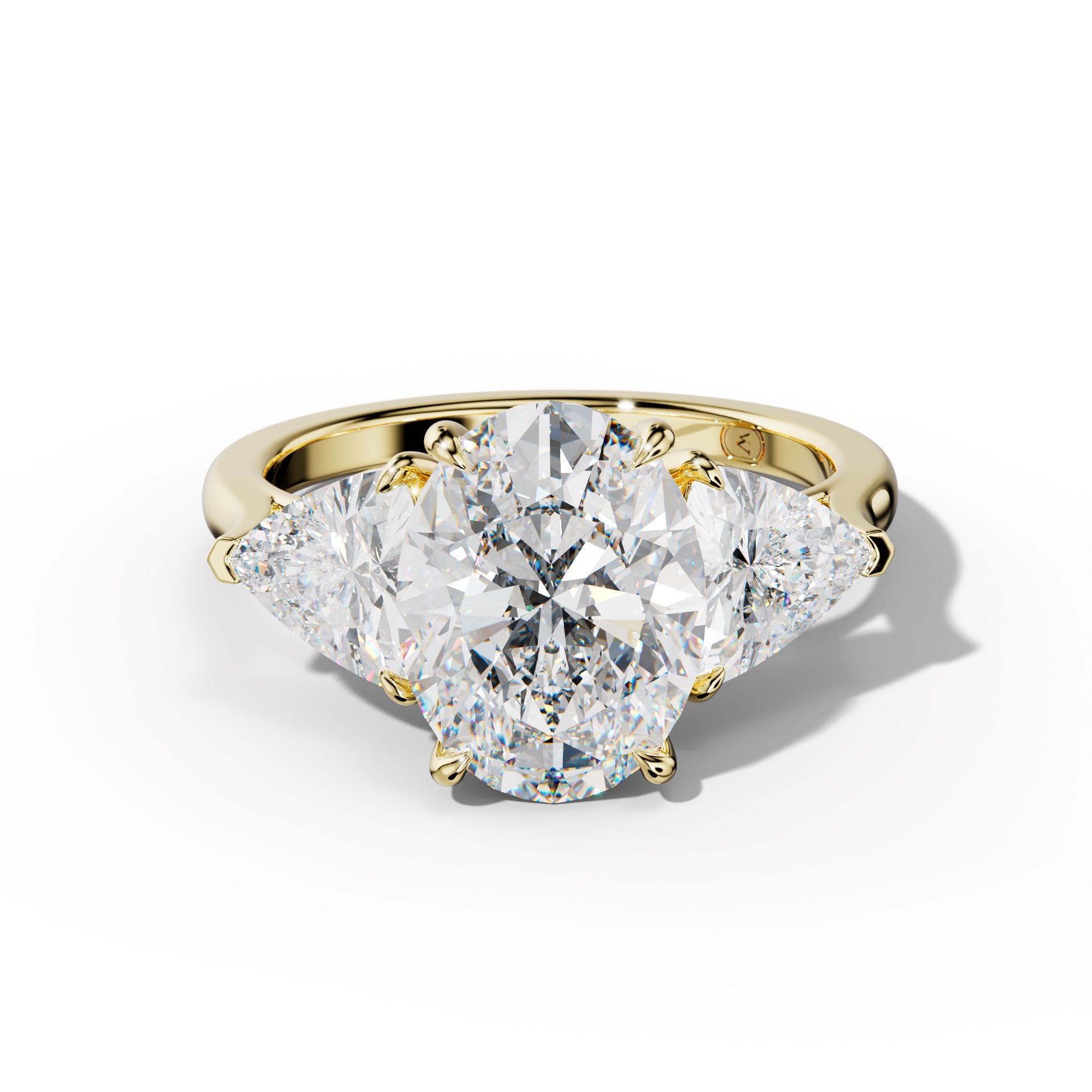 Ivy Oval Diamond Engagement Ring