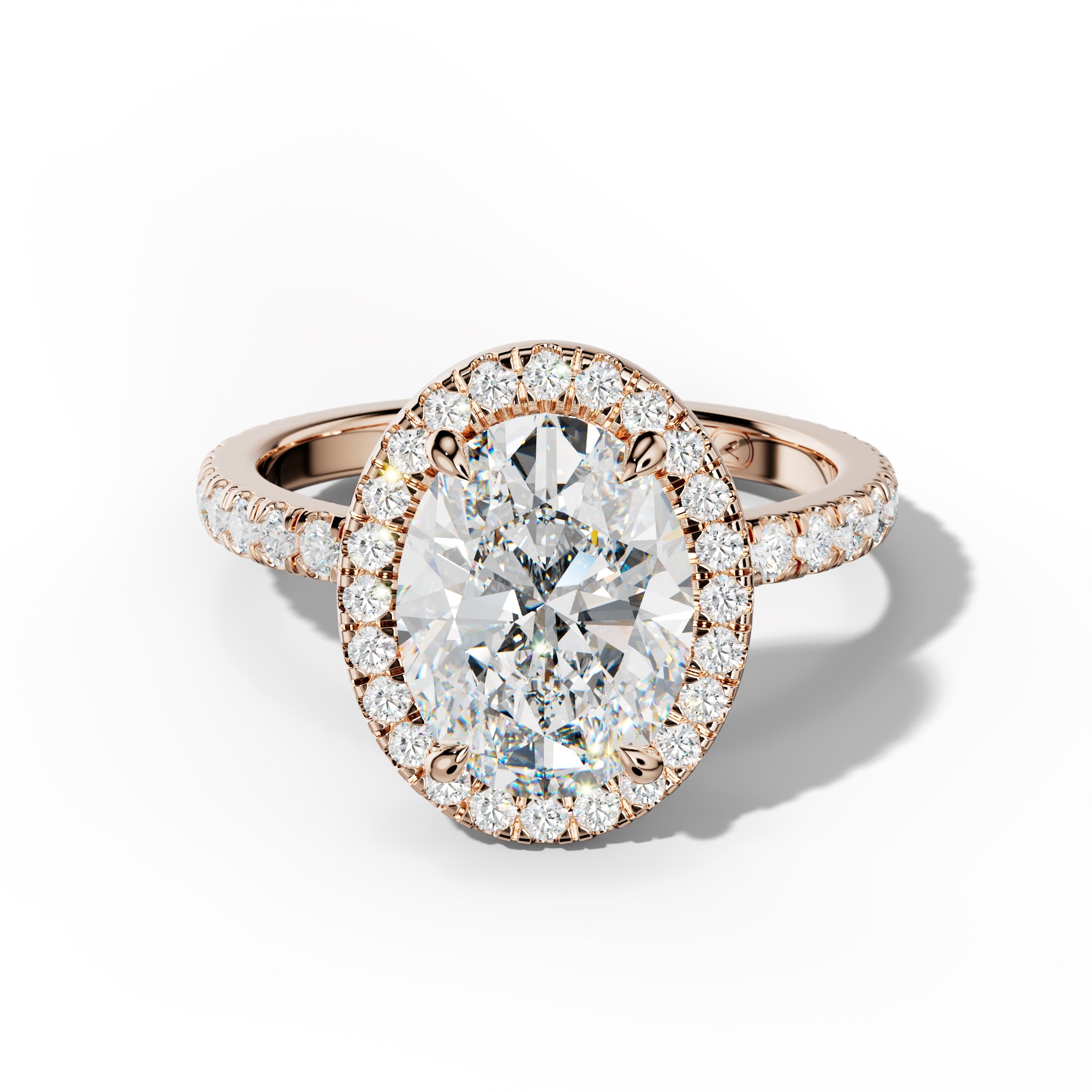 Julia Oval Diamond Engagement Ring