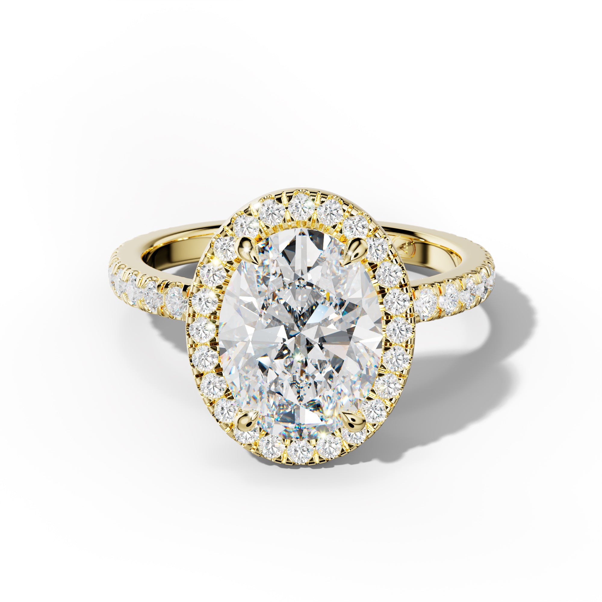 Julia Oval Diamond Engagement Ring