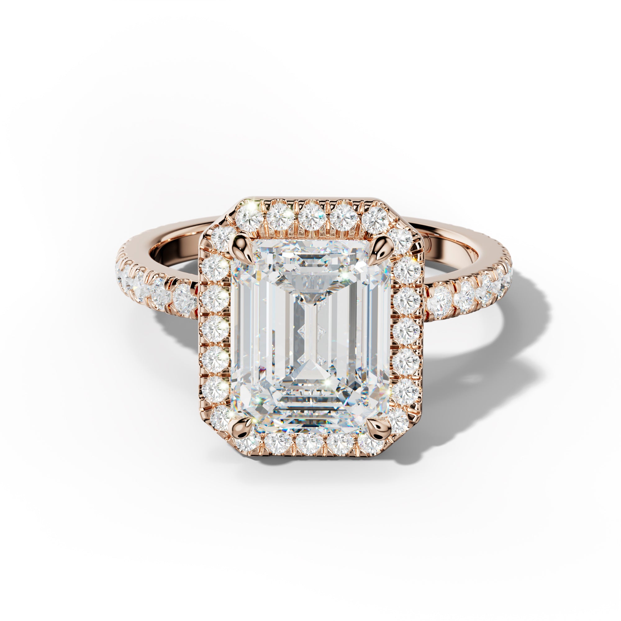 Julia Emerald Cut Engagement Ring