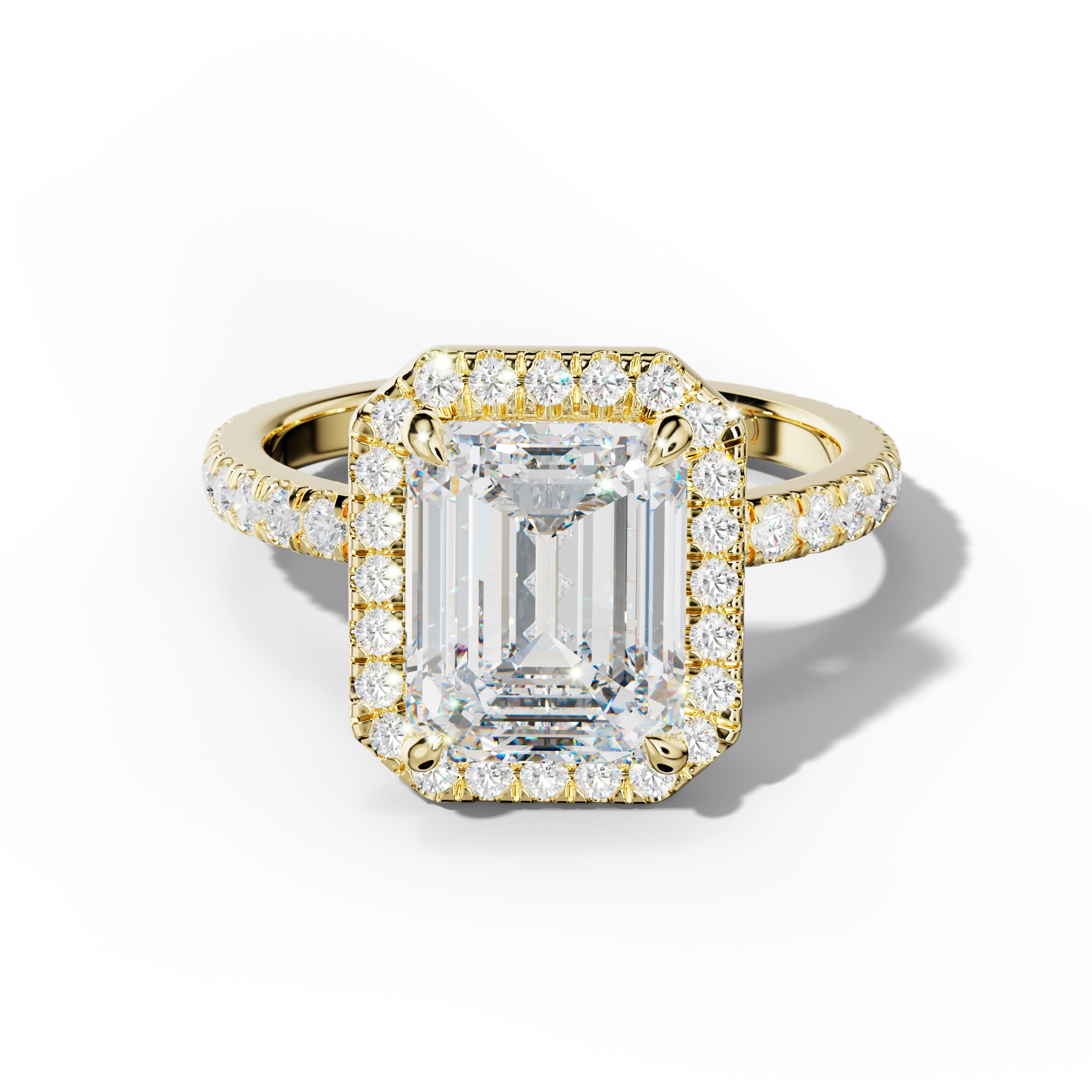 Julia Emerald Cut Engagement Ring