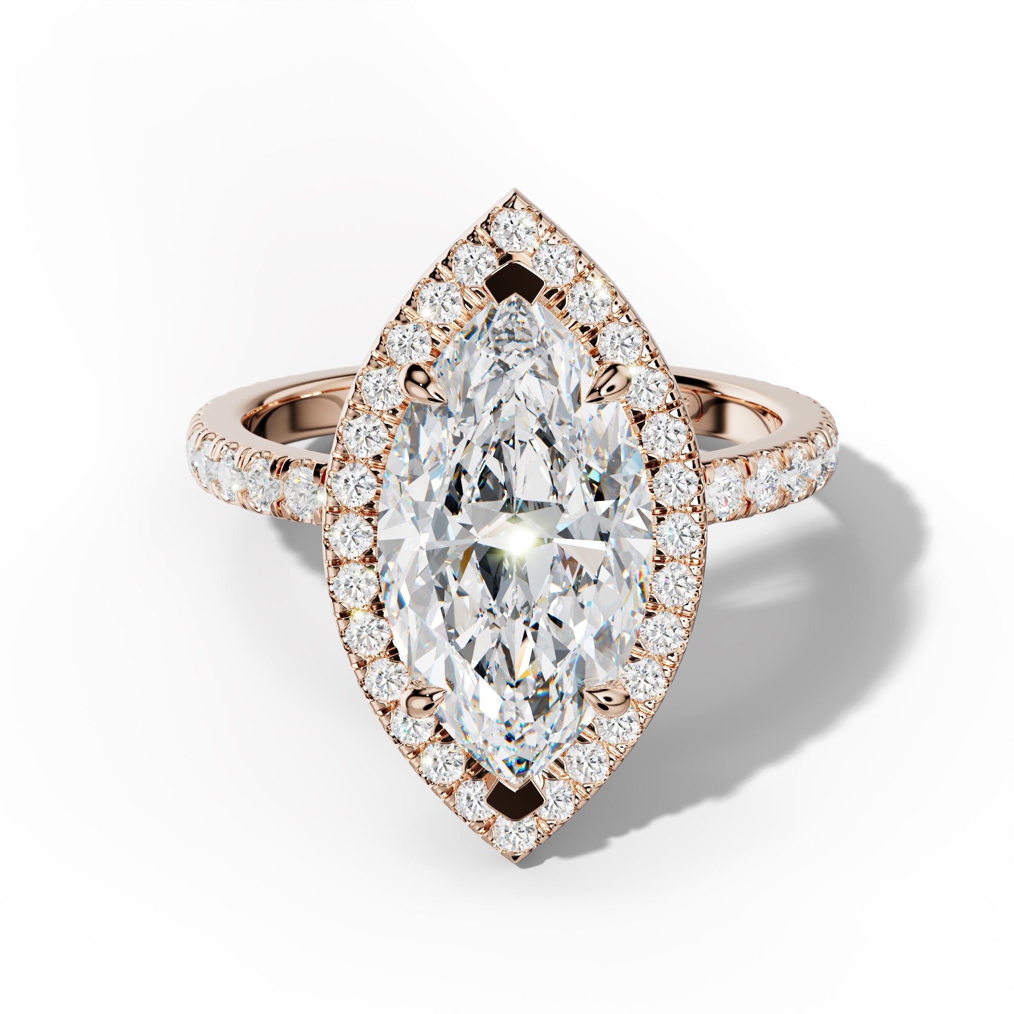 Julia Marquise Cut Engagement Ring