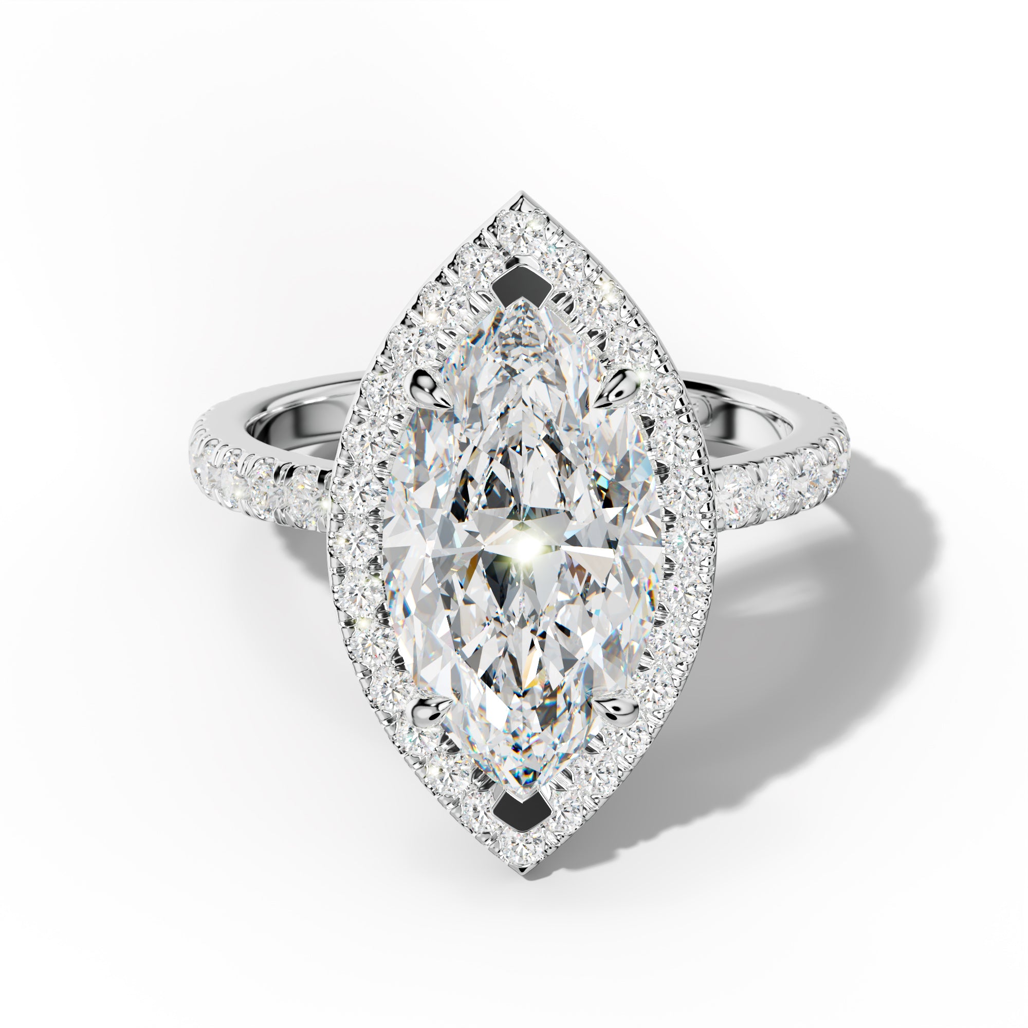 Julia Marquise Cut Engagement Ring