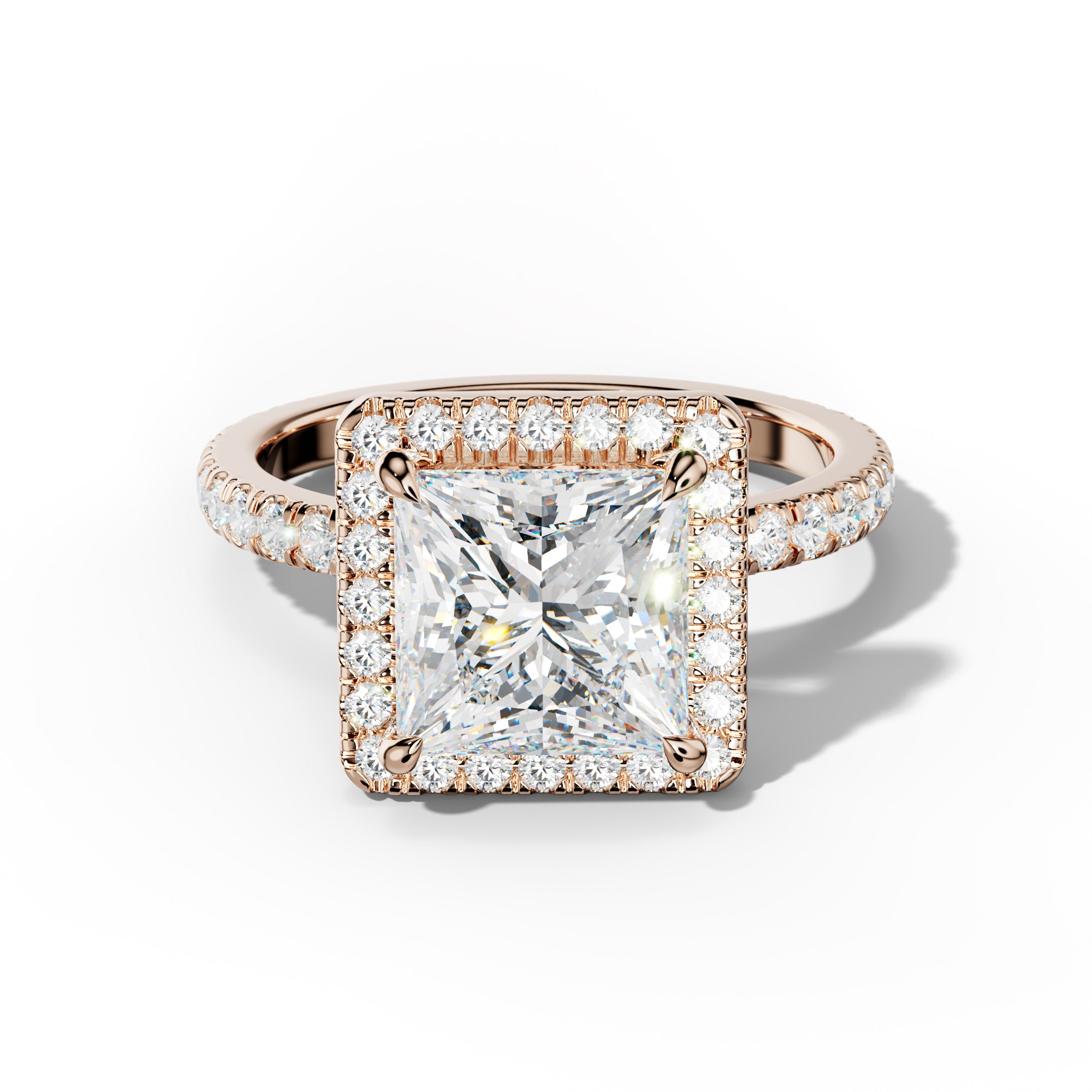 Julia Princess Cut Engagement Ring