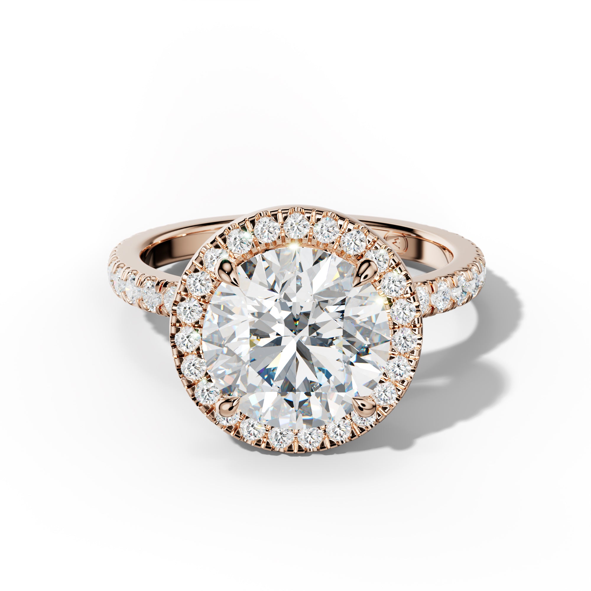 Julia Round Diamond Engagement Ring
