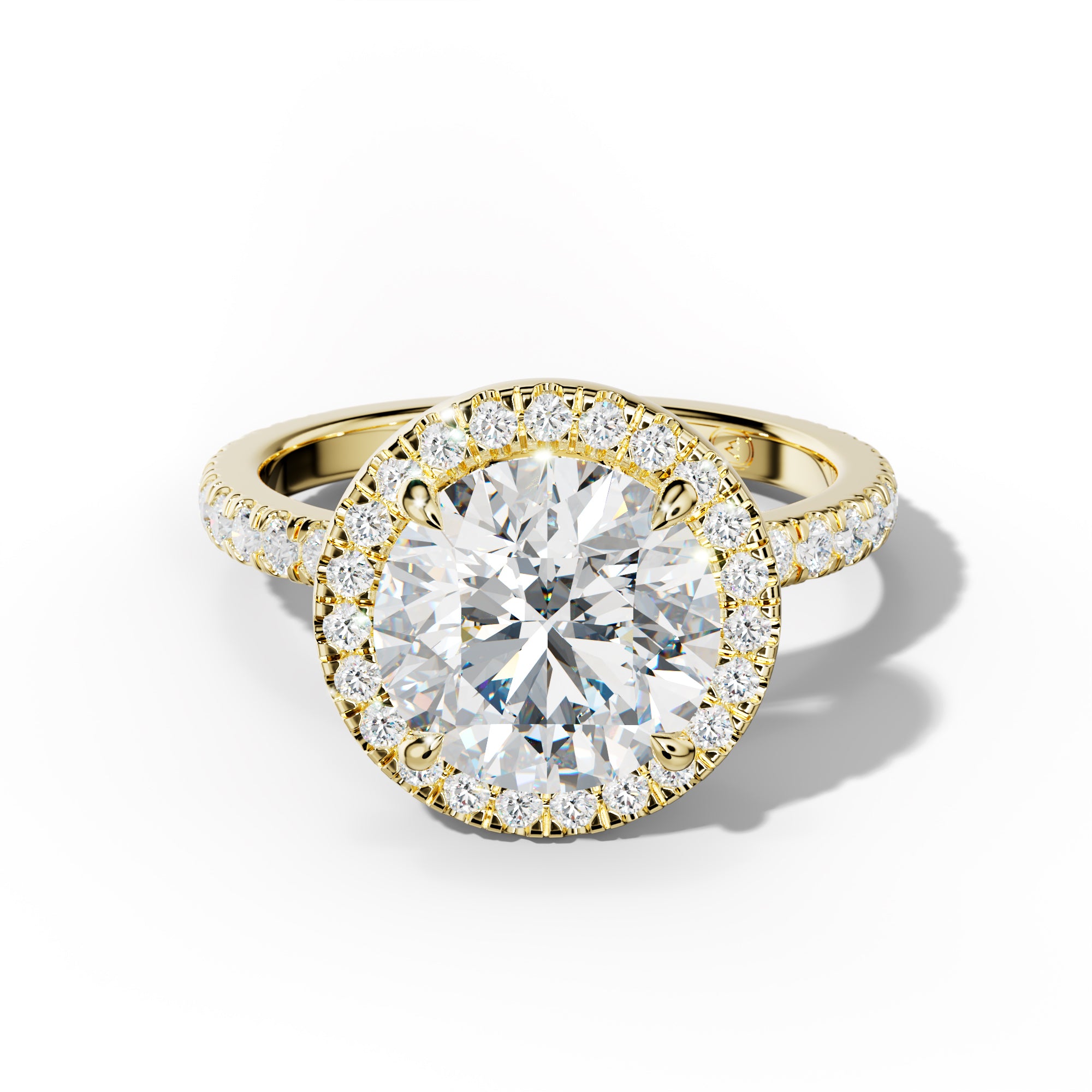 Julia Round Diamond Engagement Ring