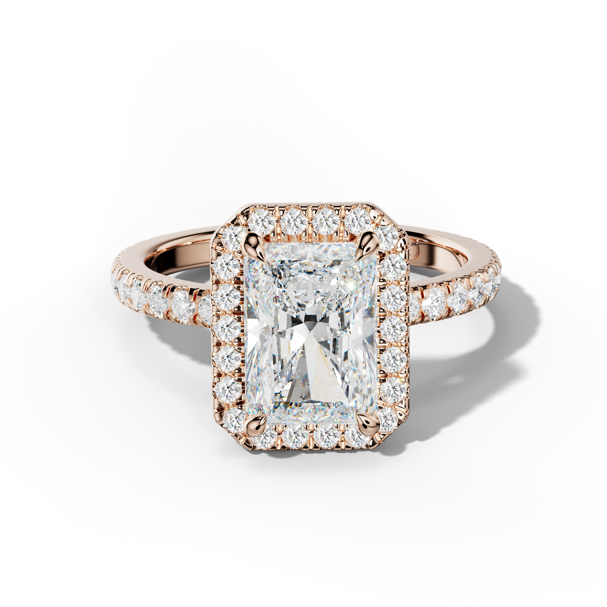 Julia Radiant Cut Engagement Ring