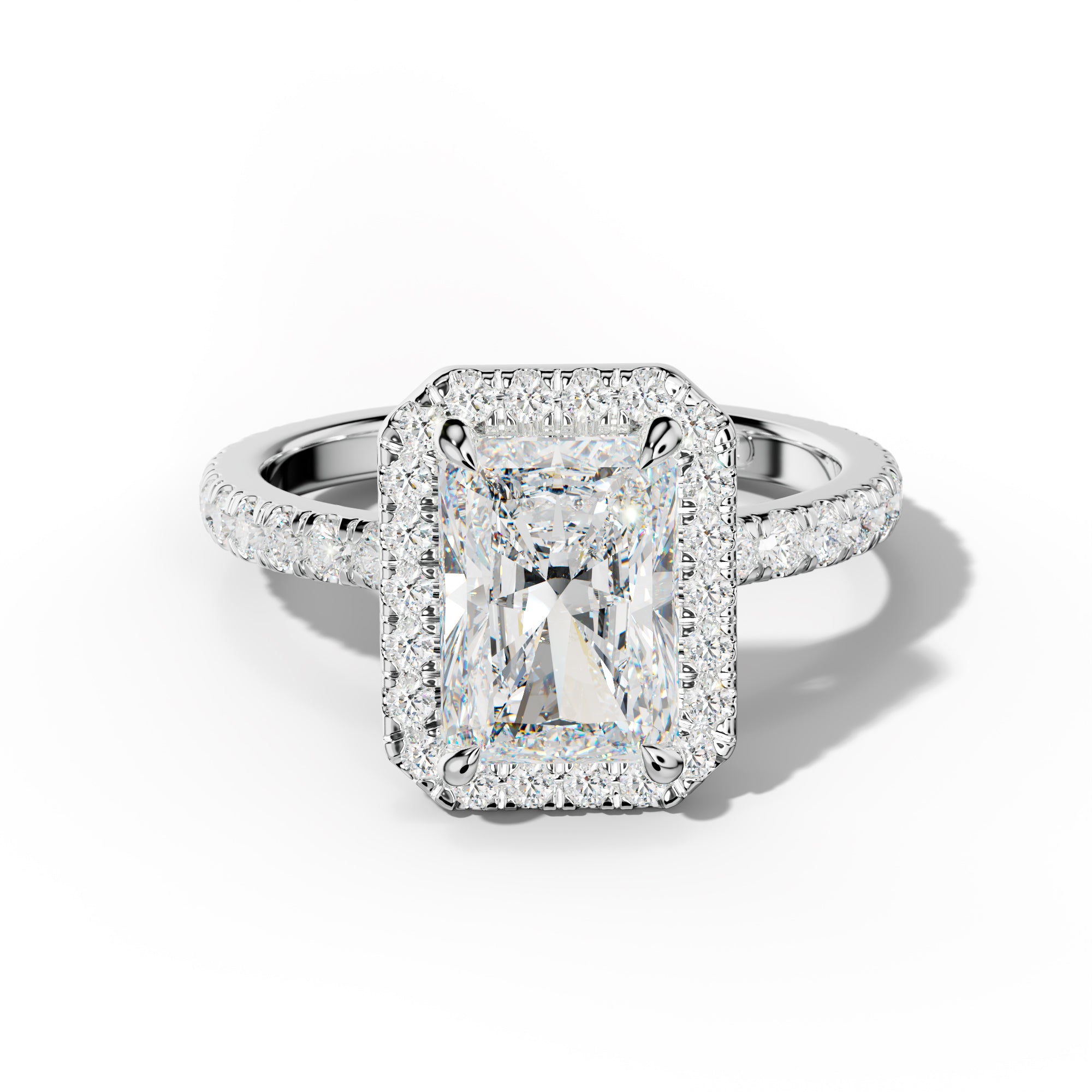 Julia Radiant Cut Engagement Ring