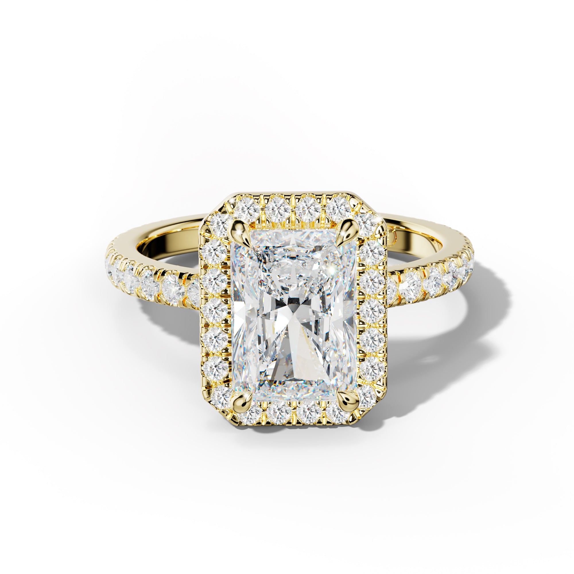 Julia Radiant Cut Engagement Ring