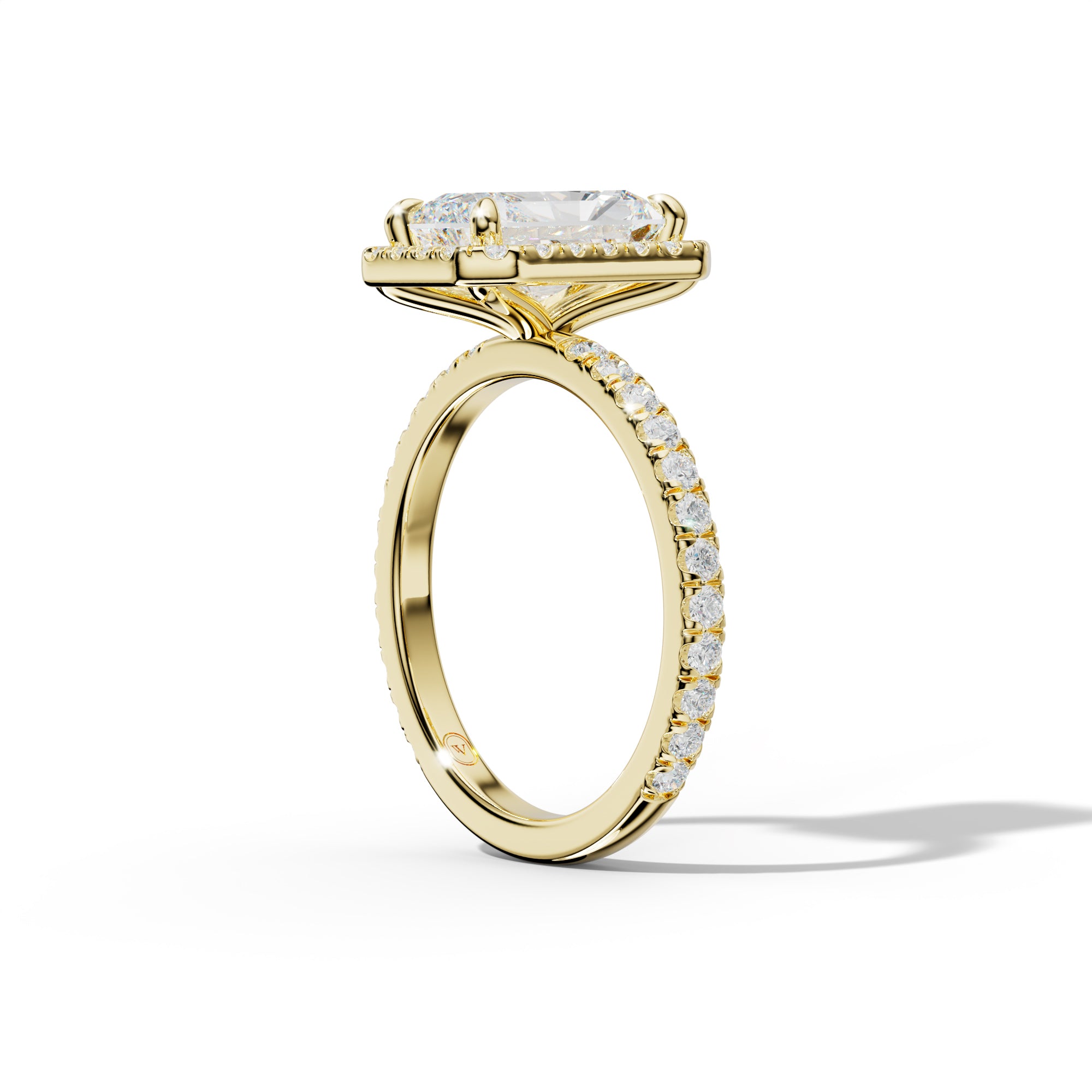 Julia Radiant Cut Engagement Ring