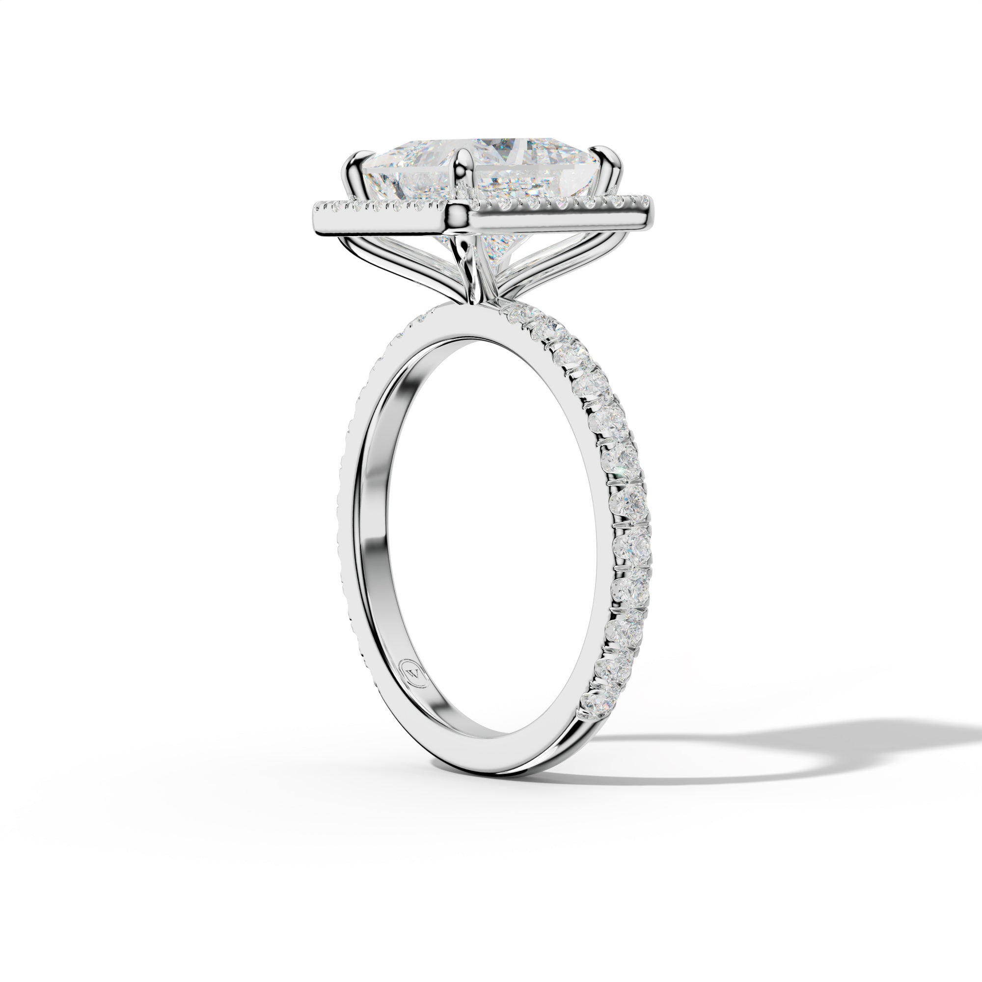 Julia Princess Cut Engagement Ring