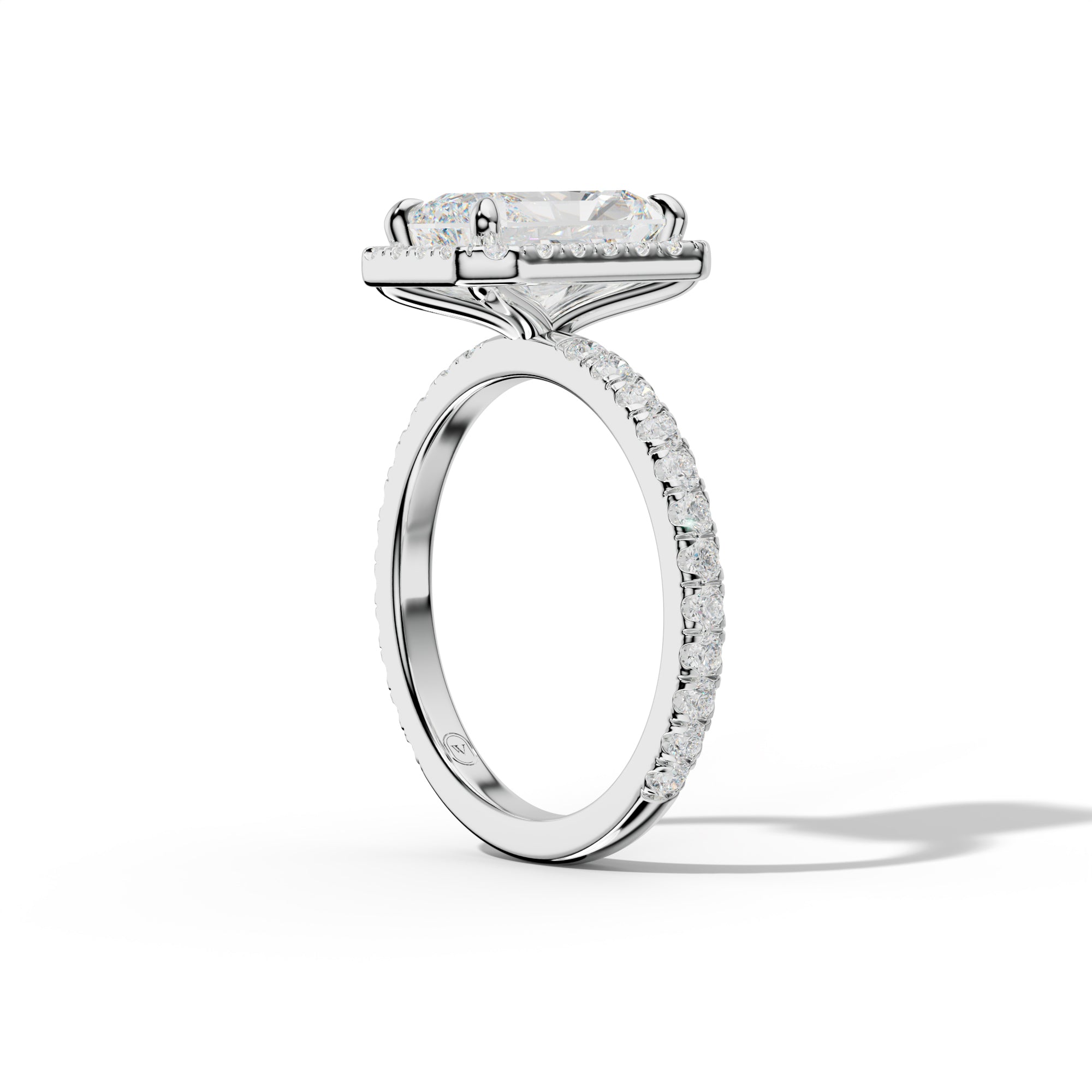 Julia Radiant Cut Engagement Ring