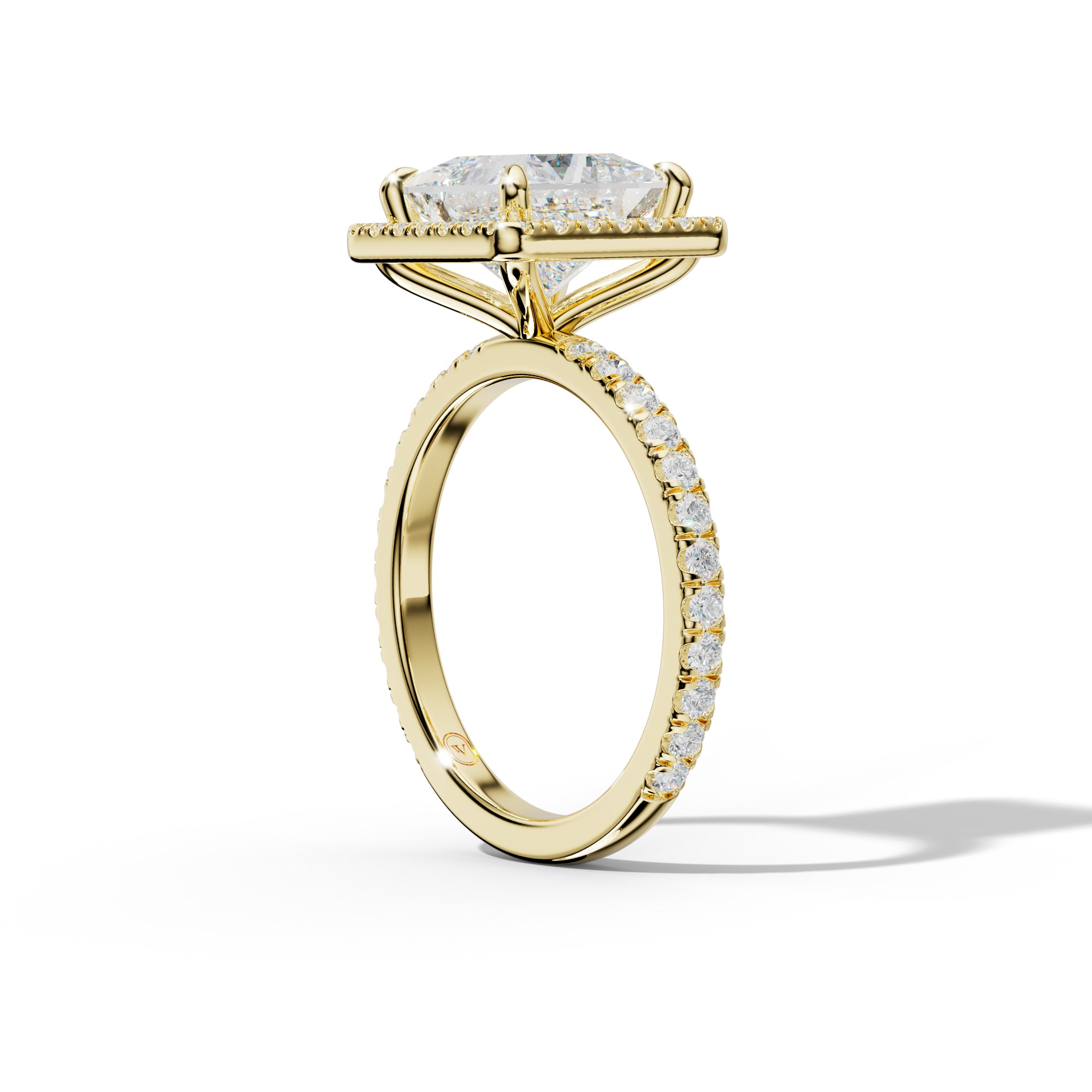 Julia Princess Cut Engagement Ring