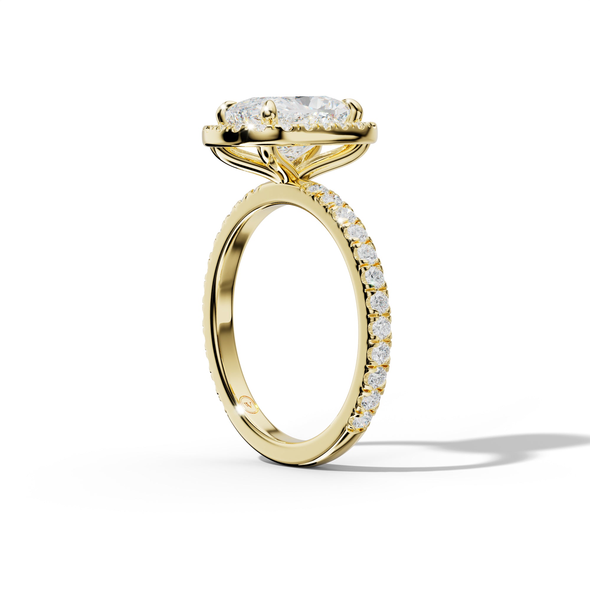 Julia Elongated Cushion Cut Engagement Ring