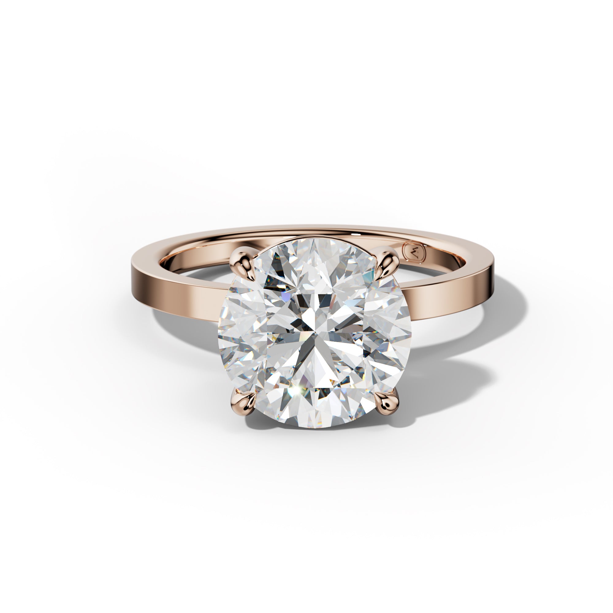 Gabriella Round Diamond Engagement Ring