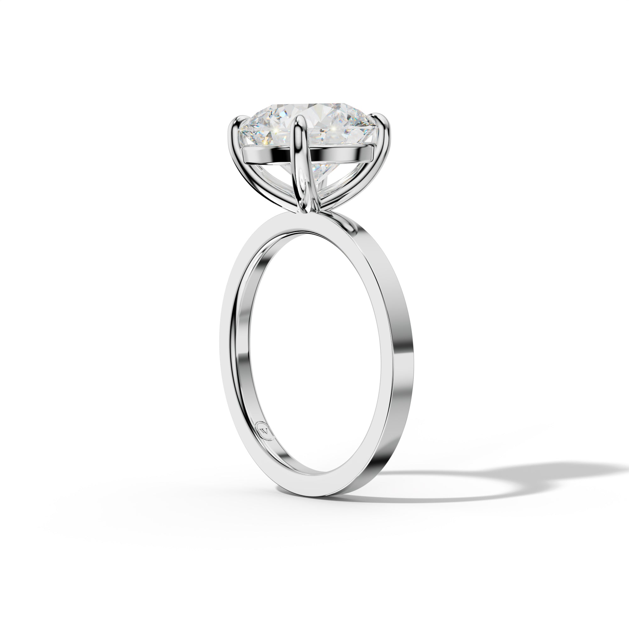 Gabriella Round Diamond Engagement Ring