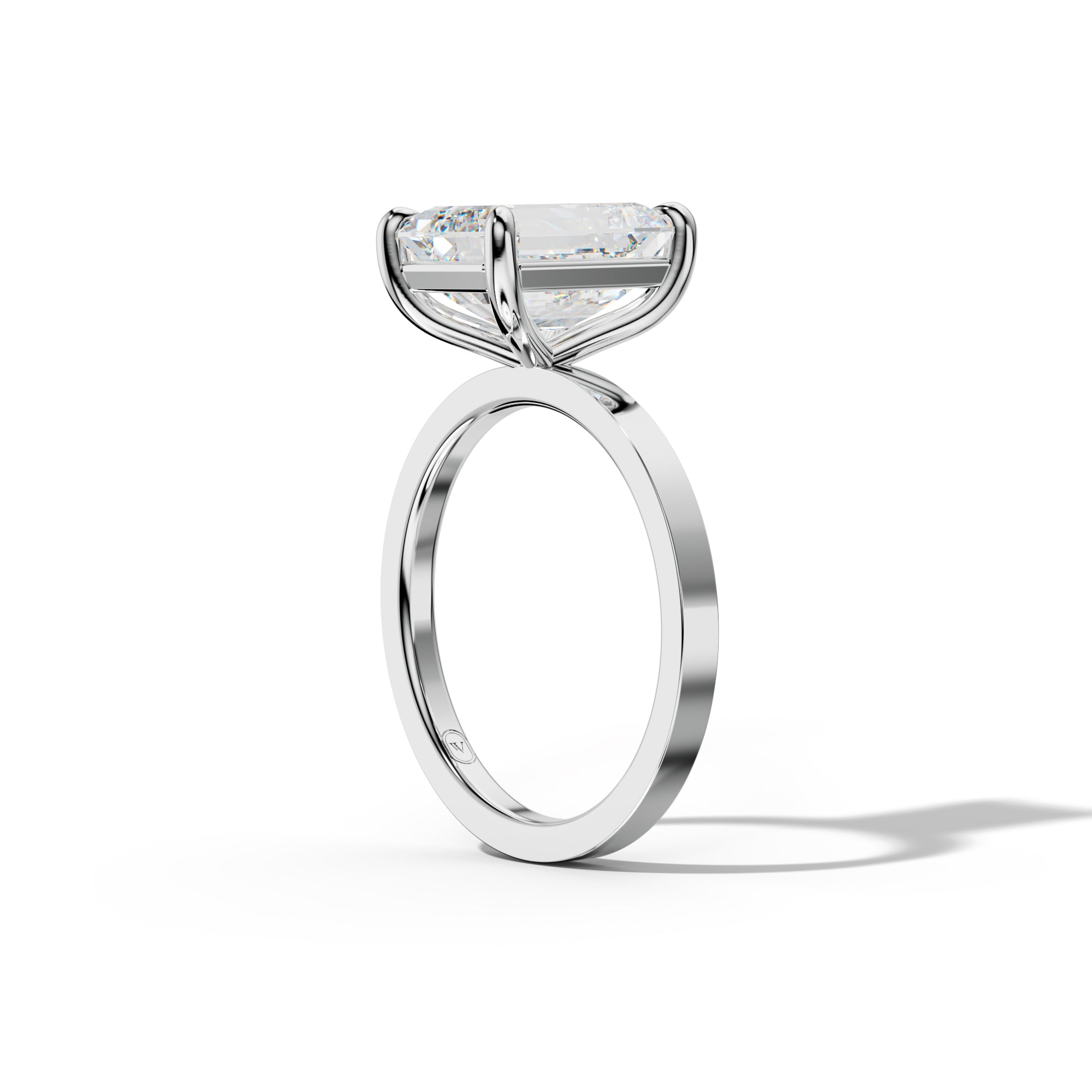 Gabriella Emerald Cut Engagement Ring