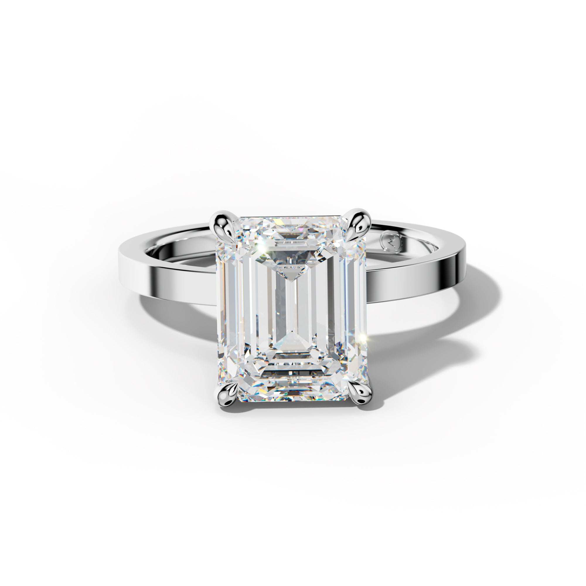 Gabriella Emerald Cut Engagement Ring