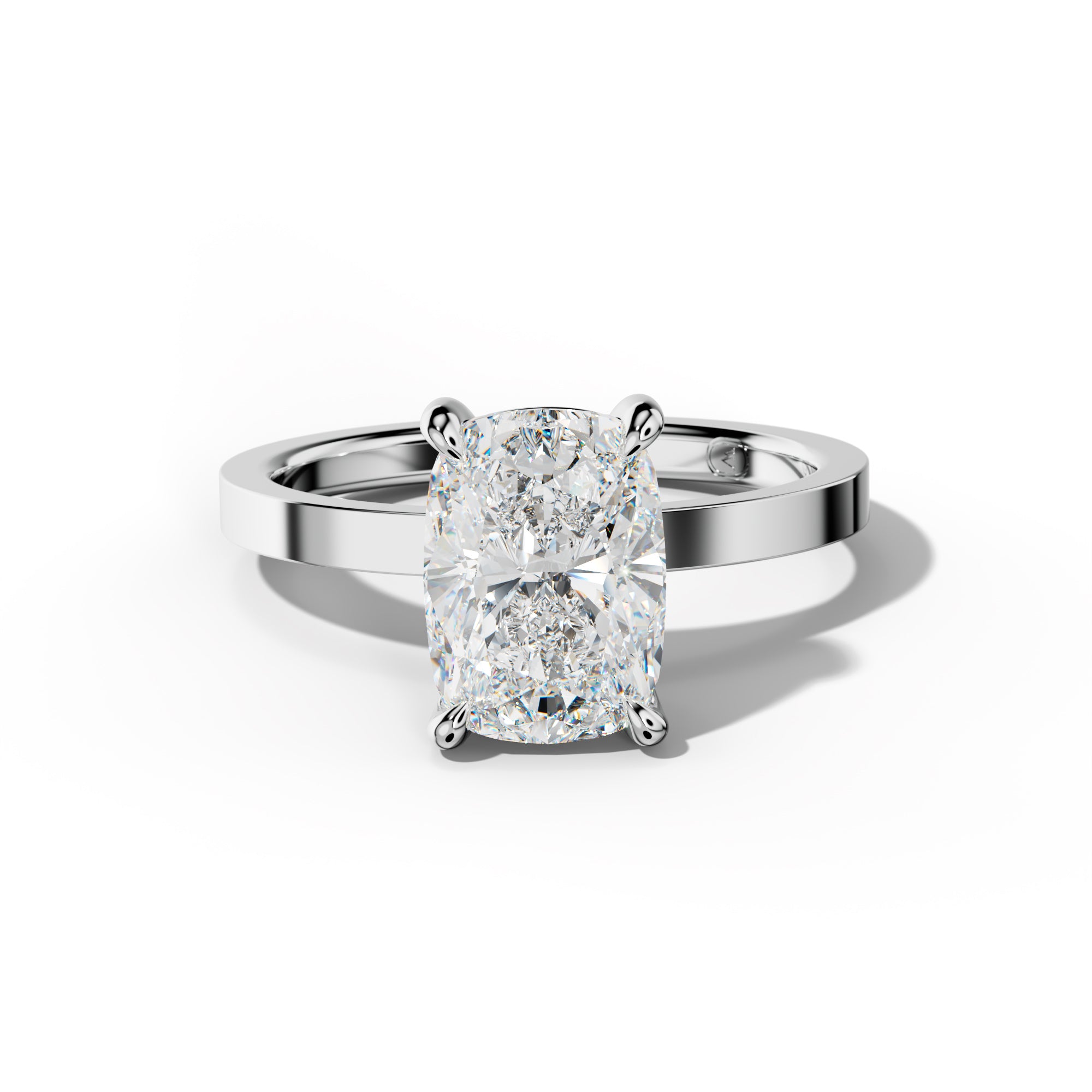 Gabriella Elongated Cushion Cut Engagement Ring