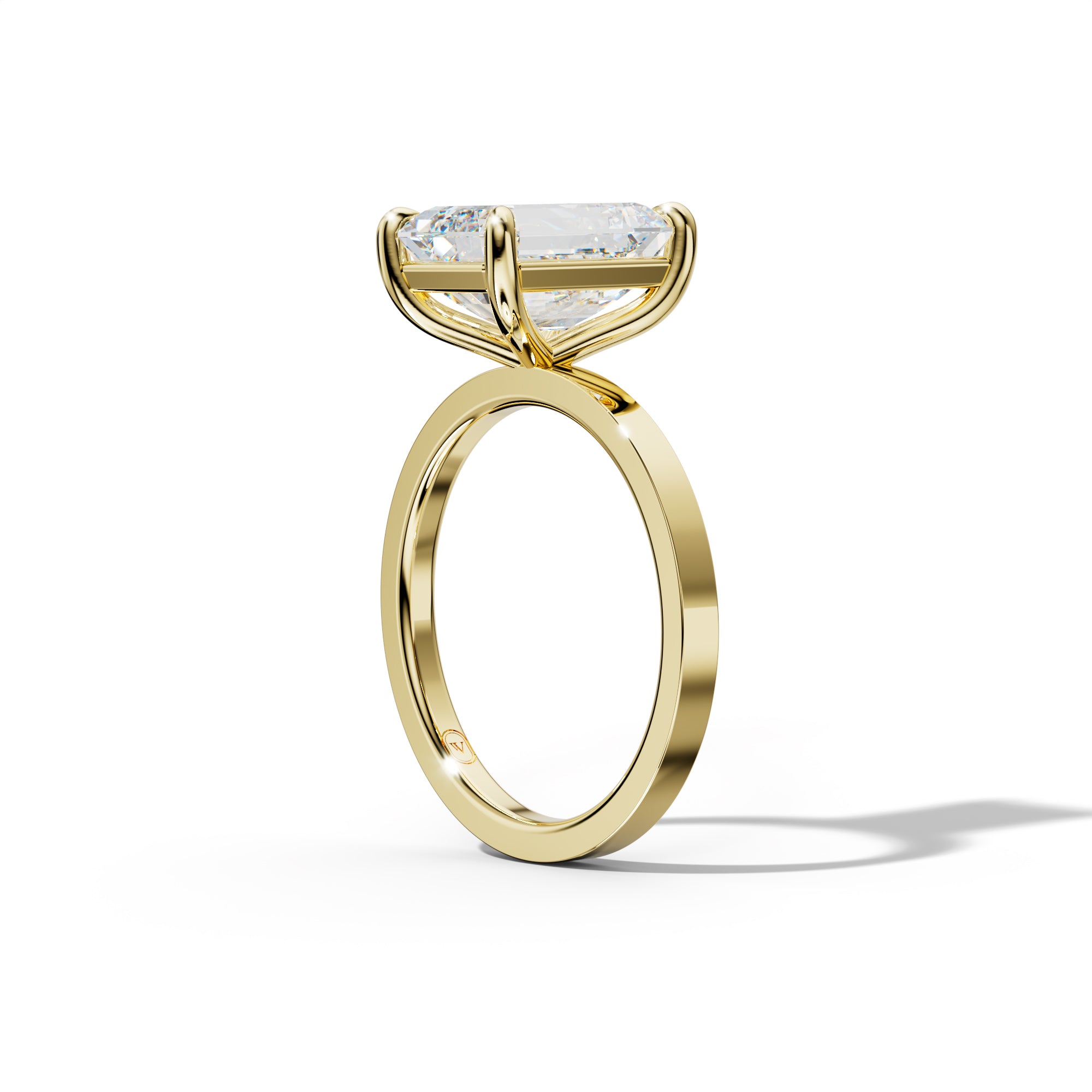 Gabriella Emerald Cut Engagement Ring