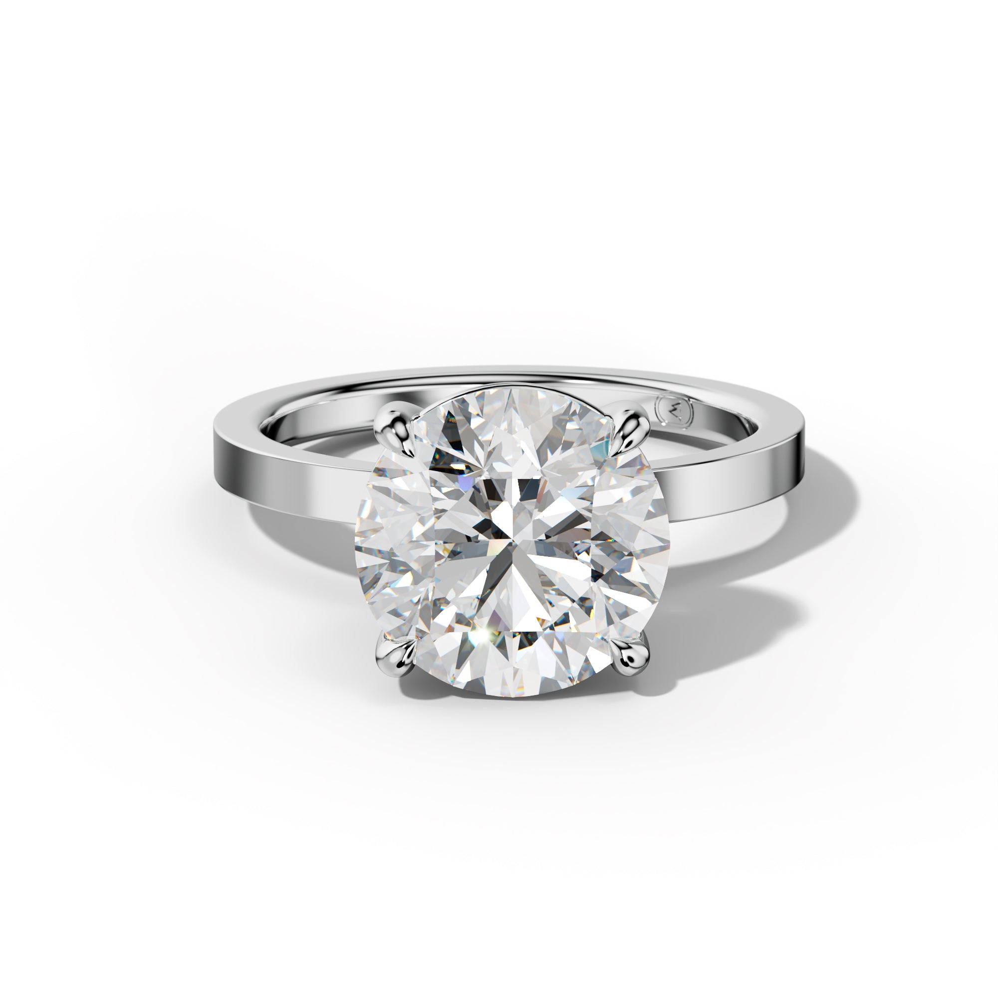 Gabriella Round Diamond Engagement Ring
