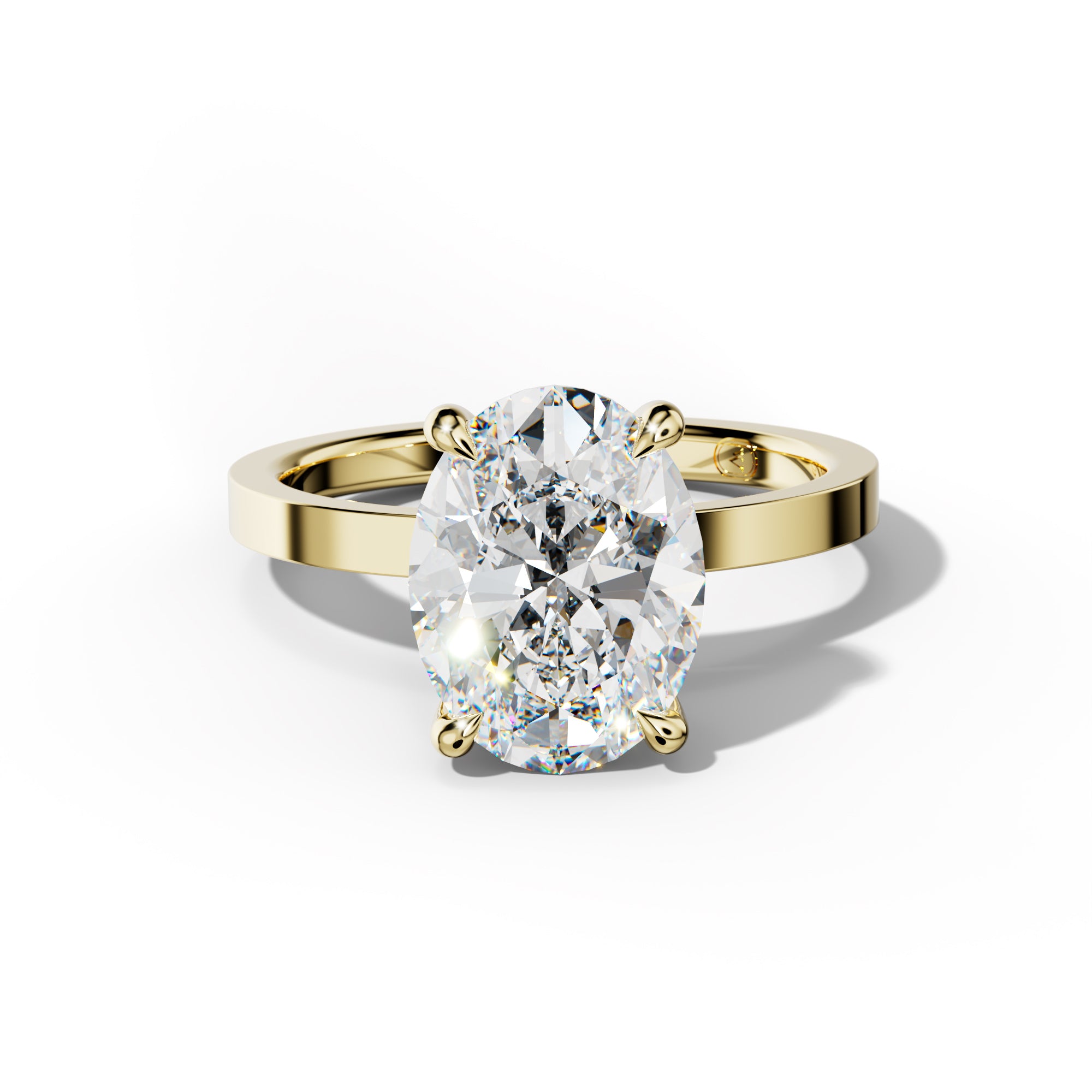 Gabriella Oval Diamond Engagement Ring