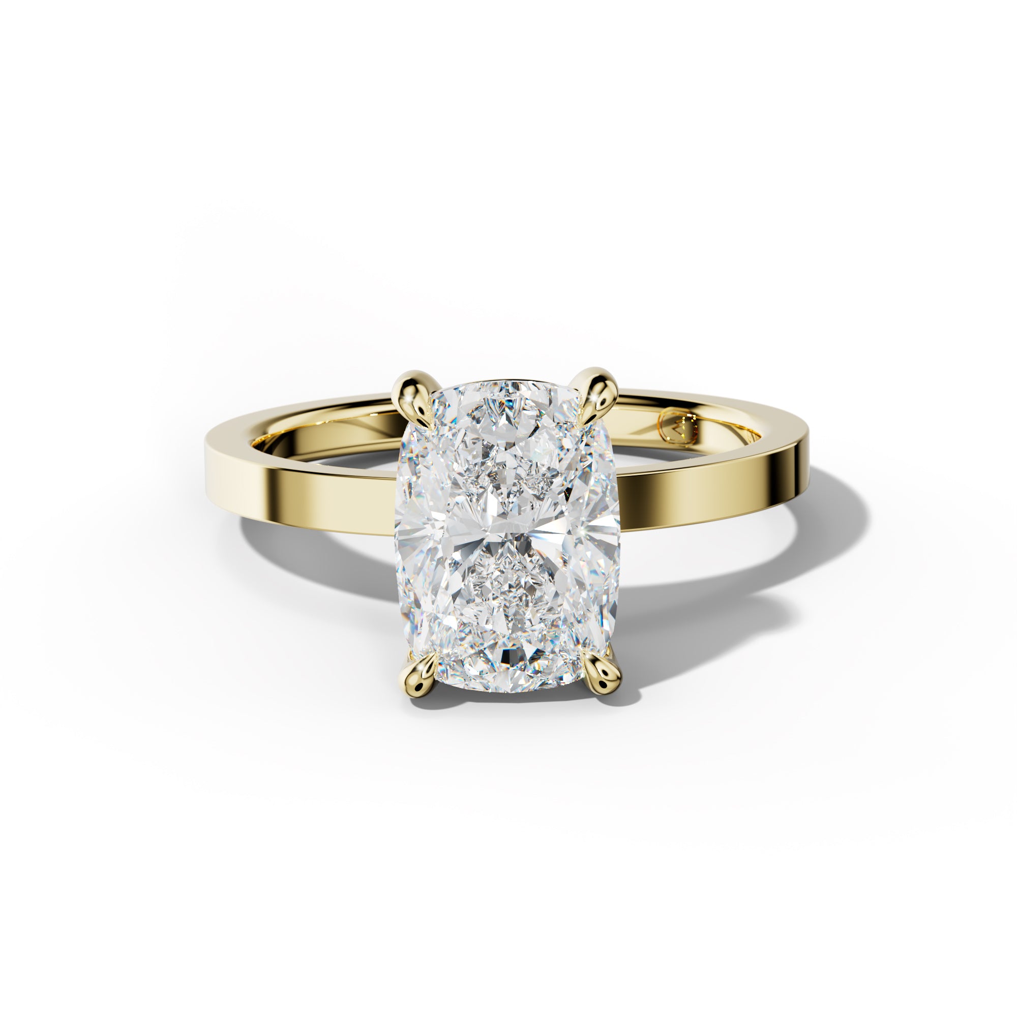 Gabriella Elongated Cushion Cut Engagement Ring