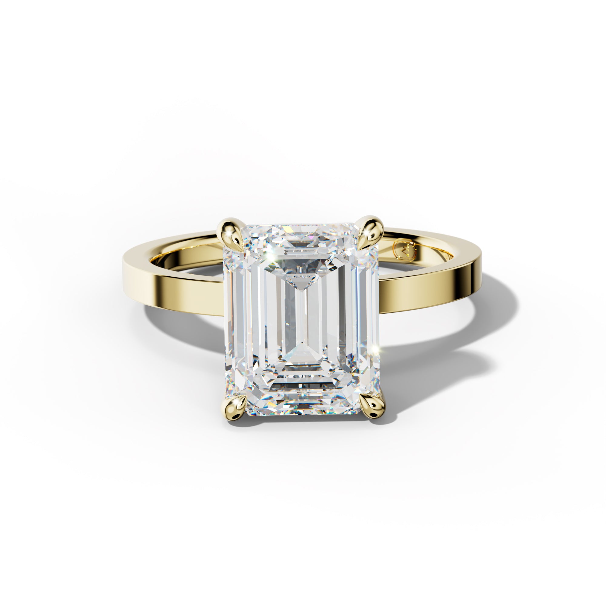 Gabriella Emerald Cut Engagement Ring