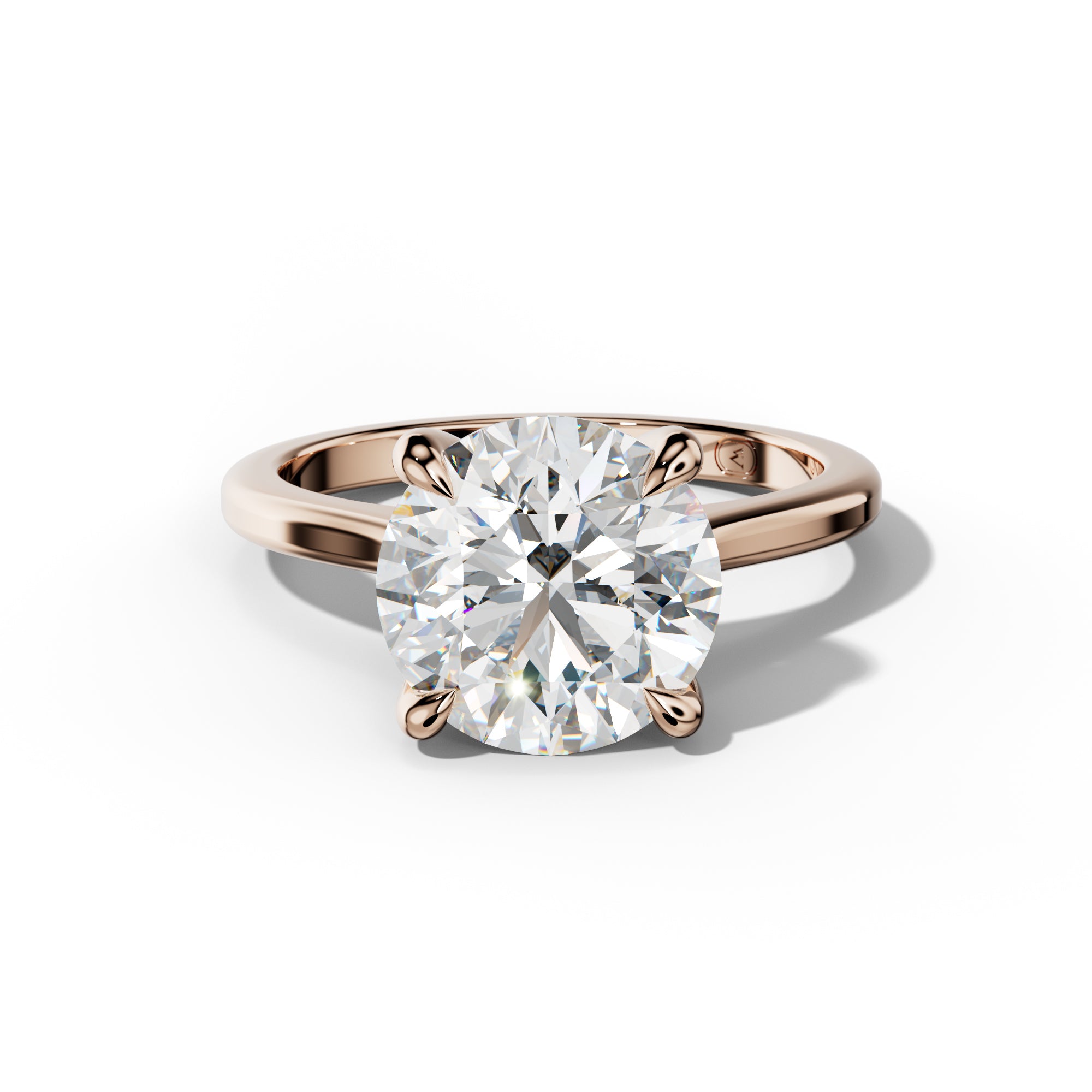 Madeline Round Diamond Engagement Ring