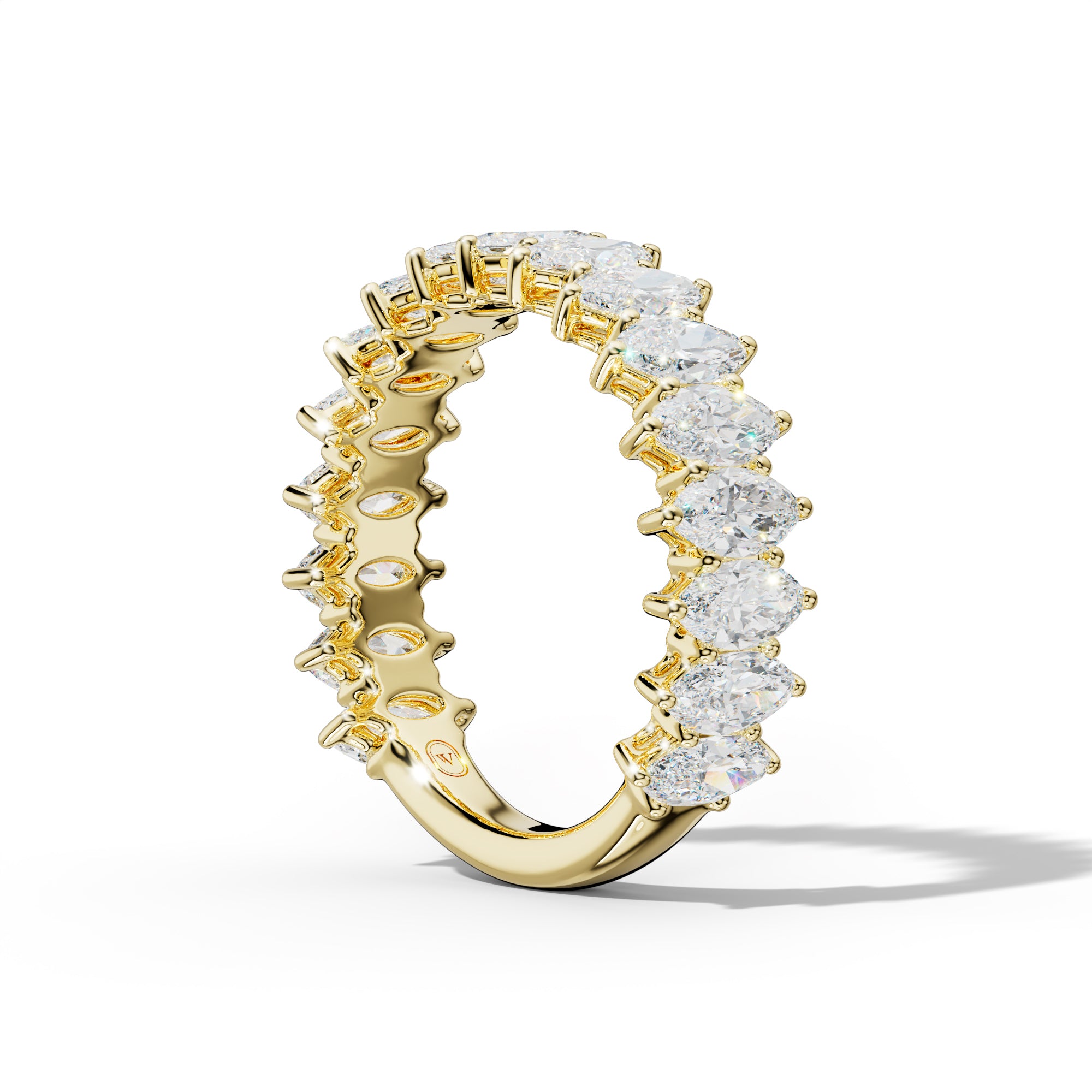 3.0 Carat Marquise Diamond 3/4 Anniversary Band