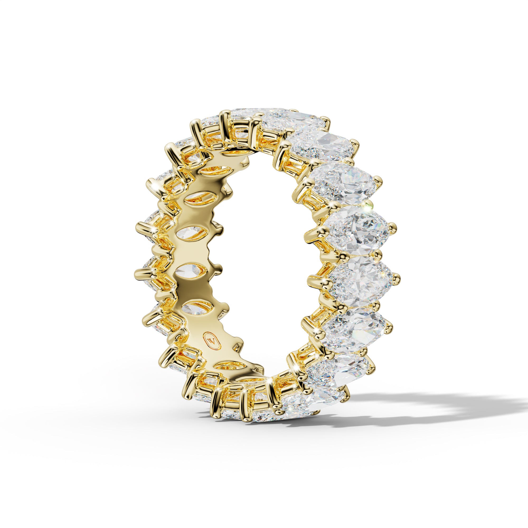 5.0 Carat Marquise Diamond Eternity Band Shared Prong