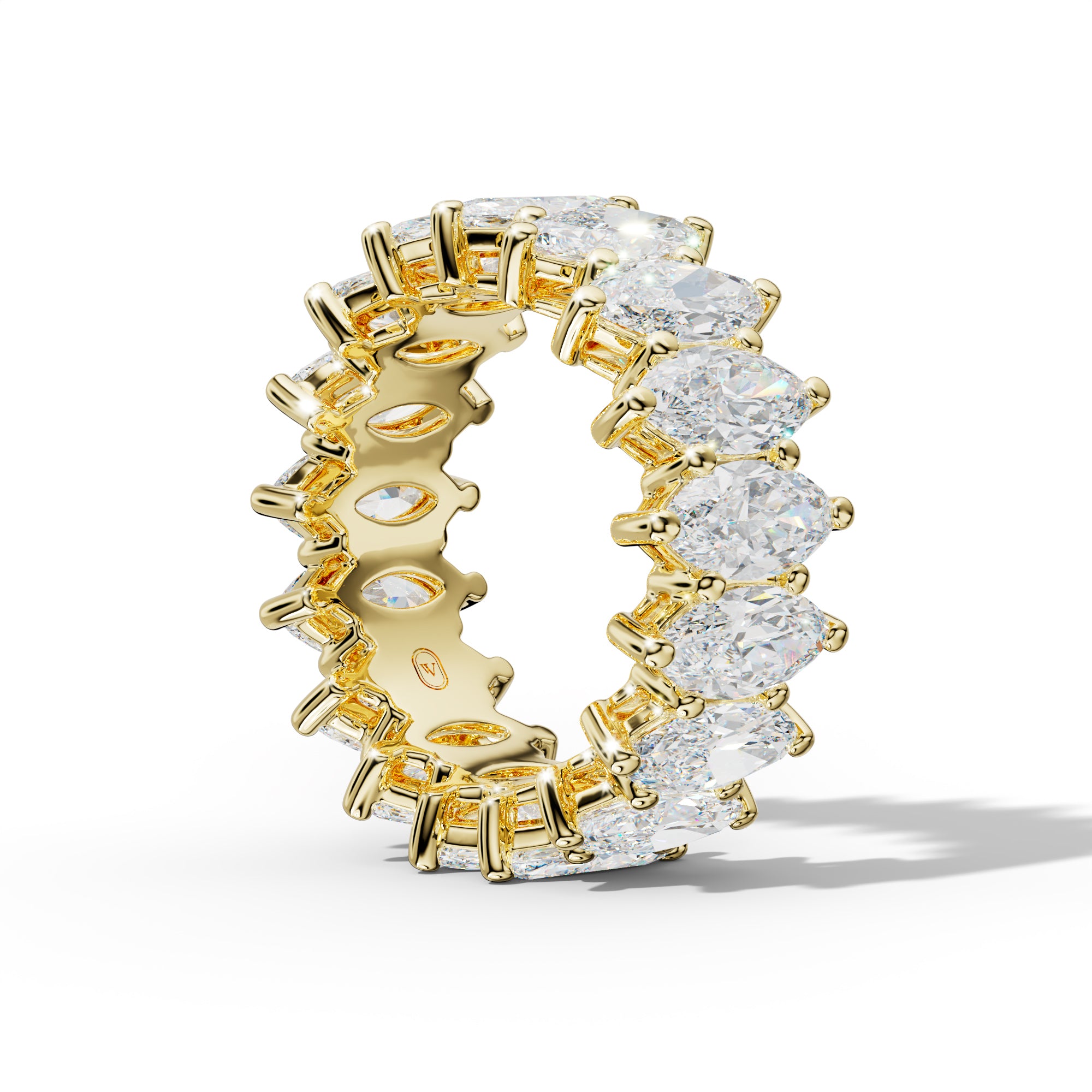 7.0 Carat Marquise Diamond Eternity Band Shared Prong