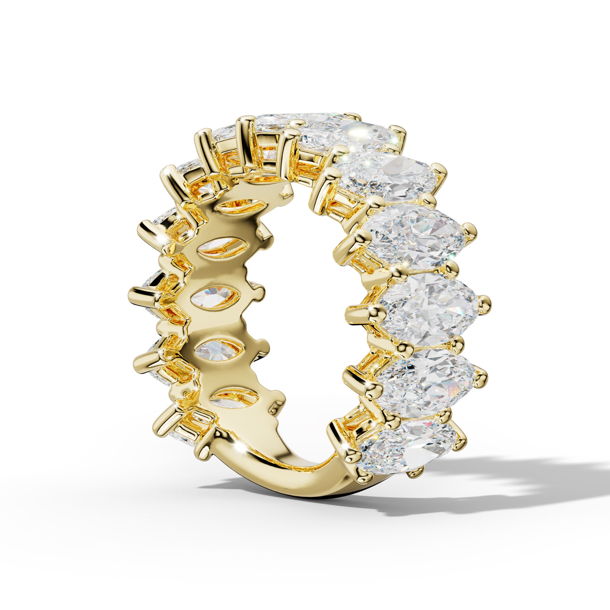 6.0 Carat Marquise Diamond 3/4 Anniversary Band