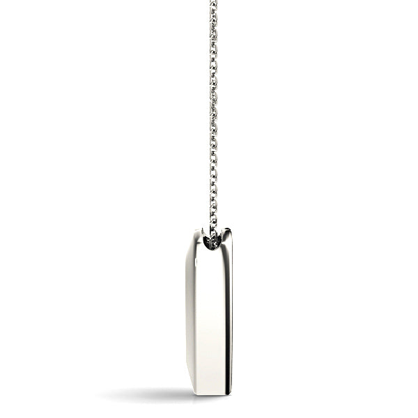 Diamond in Hearth Solitaire Necklace Pendant-VIRABYANI