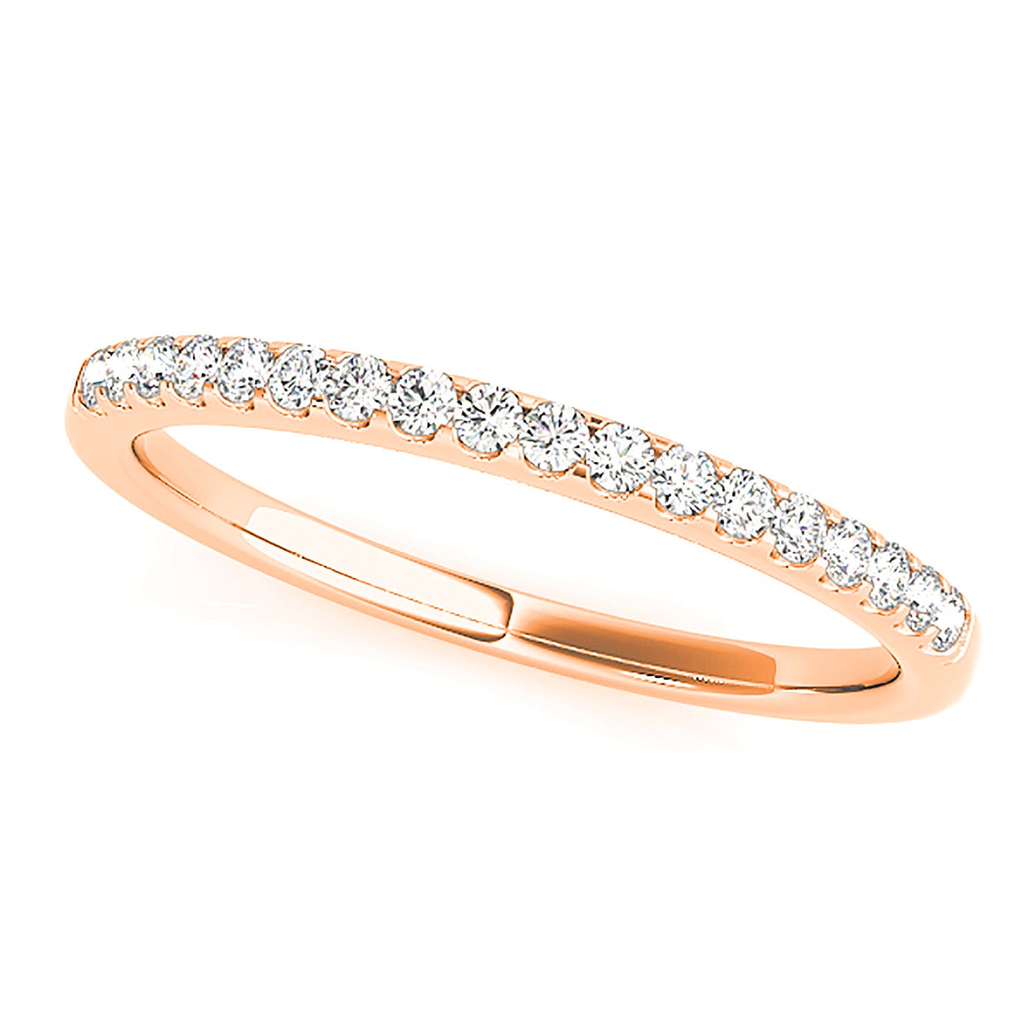 1.70 ctw. Round Diamond Wedding Band Pave Set Anniversary Ring-VIRABYANI