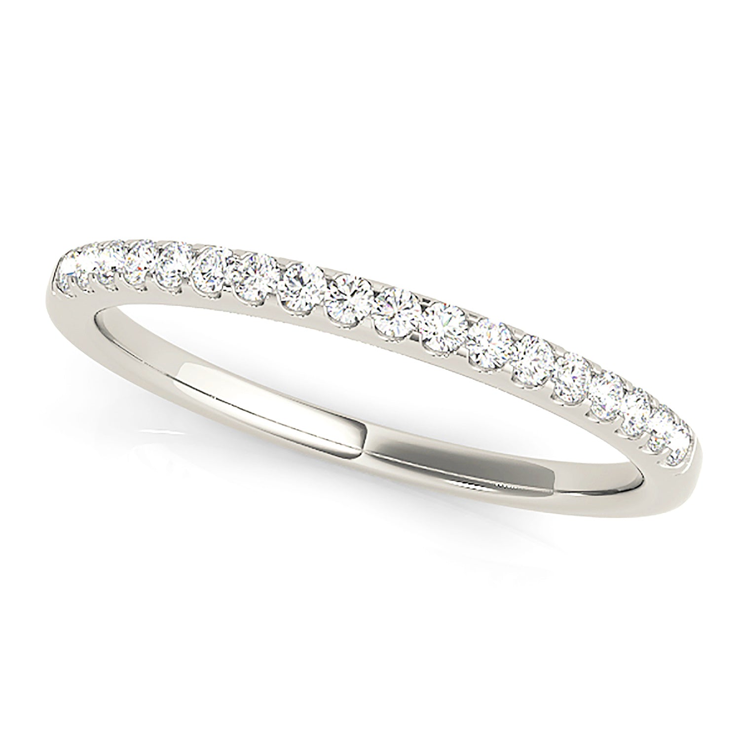 1.70 ctw. Round Diamond Wedding Band Pave Set Anniversary Ring-VIRABYANI