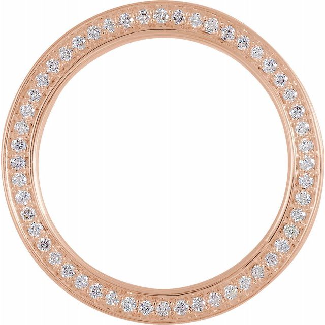 0.93 ctw Round Side Diamonds Men's Flat Brushed Ring-in 14K/18K White, Yellow, Rose Gold and Platinum - Christmas Jewelry Gift -VIRABYANI