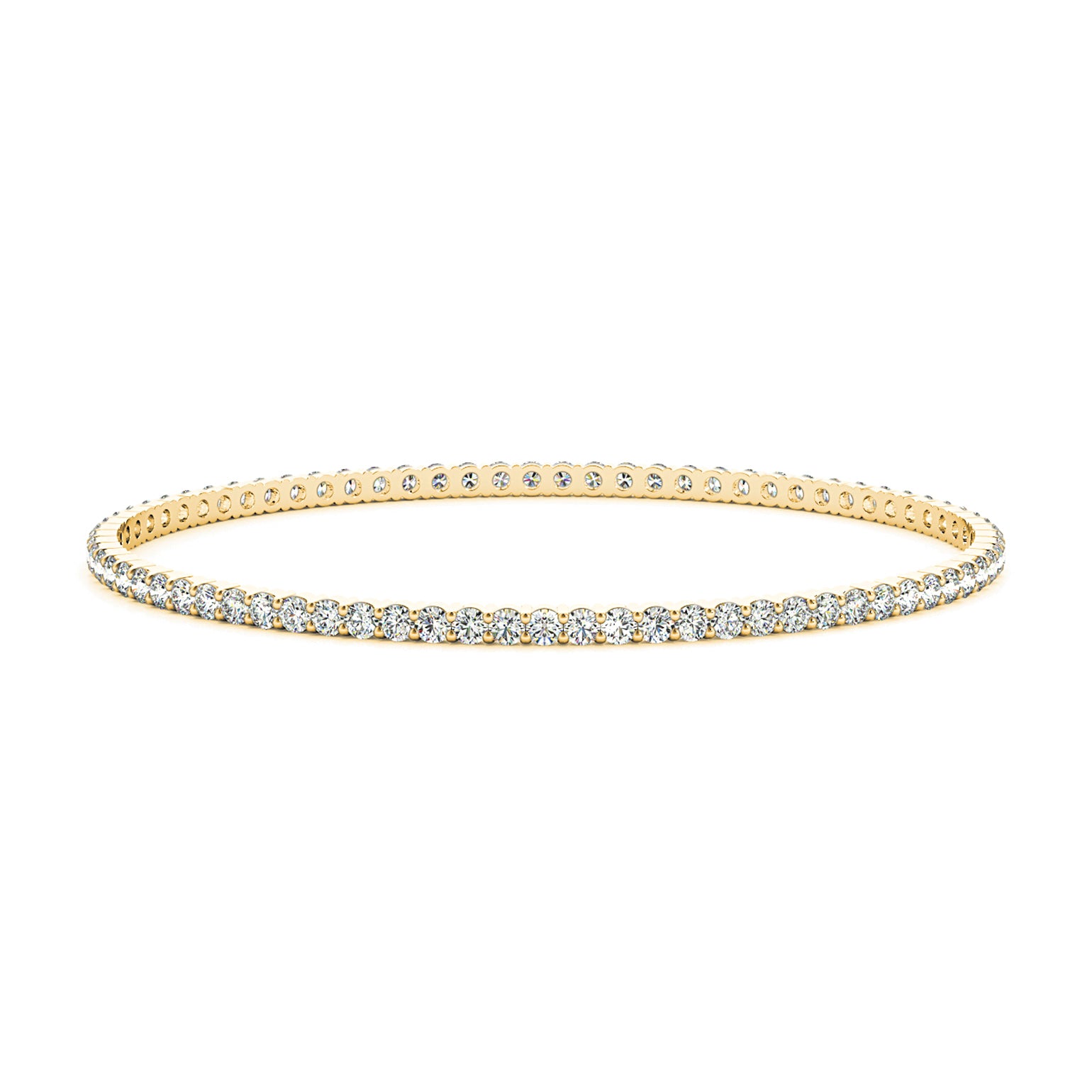 1.75 ctw Diamond Eternity Bangle Bracelet-VIRABYANI