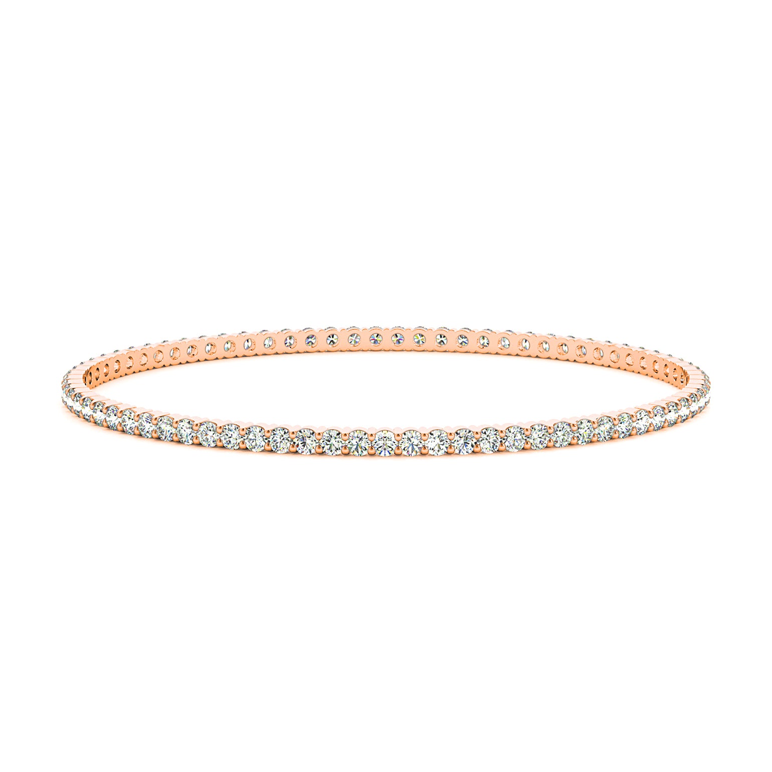 1.75 ctw Diamond Eternity Bangle Bracelet-VIRABYANI