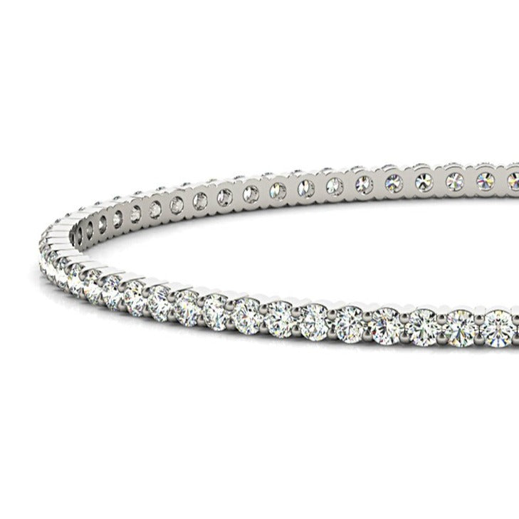 1.75 ctw Diamond Eternity Bangle Bracelet-VIRABYANI