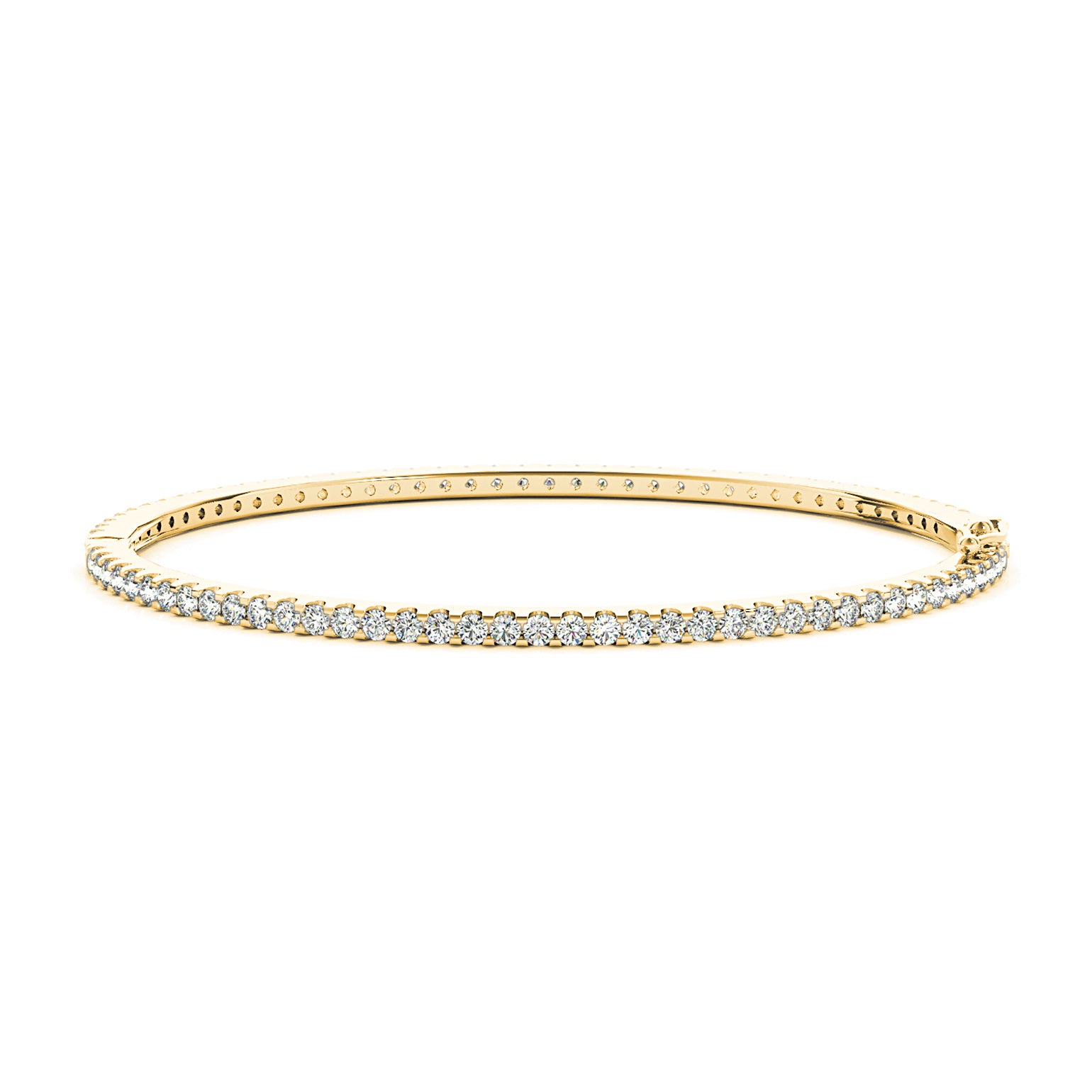 2.35 ctw Diamond Eternity Bangle Bracelet U Prong Set-VIRABYANI